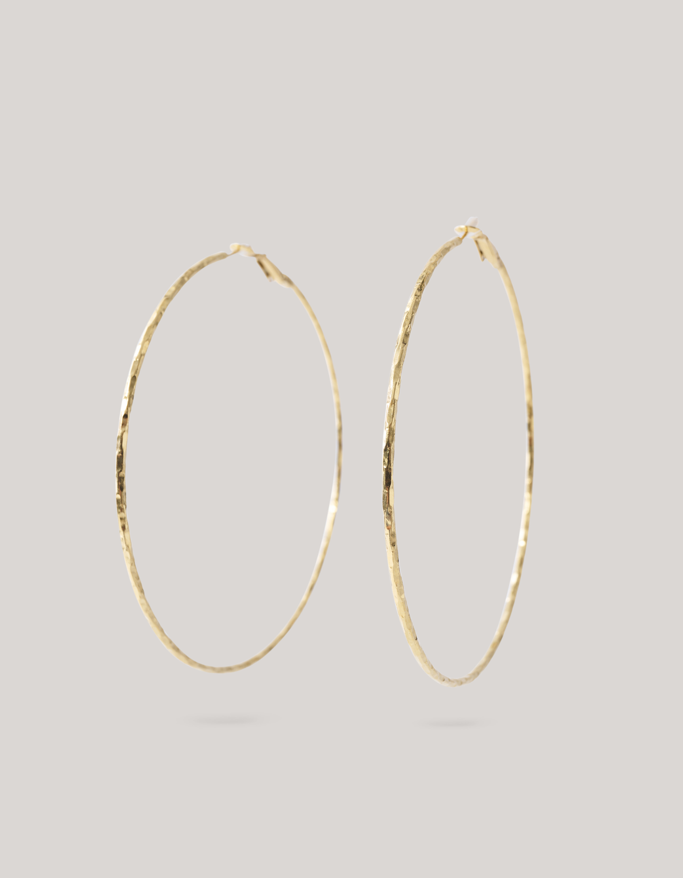 Hammered Hoop Oorbellen Goud SHOEBY ACCESSOIRES