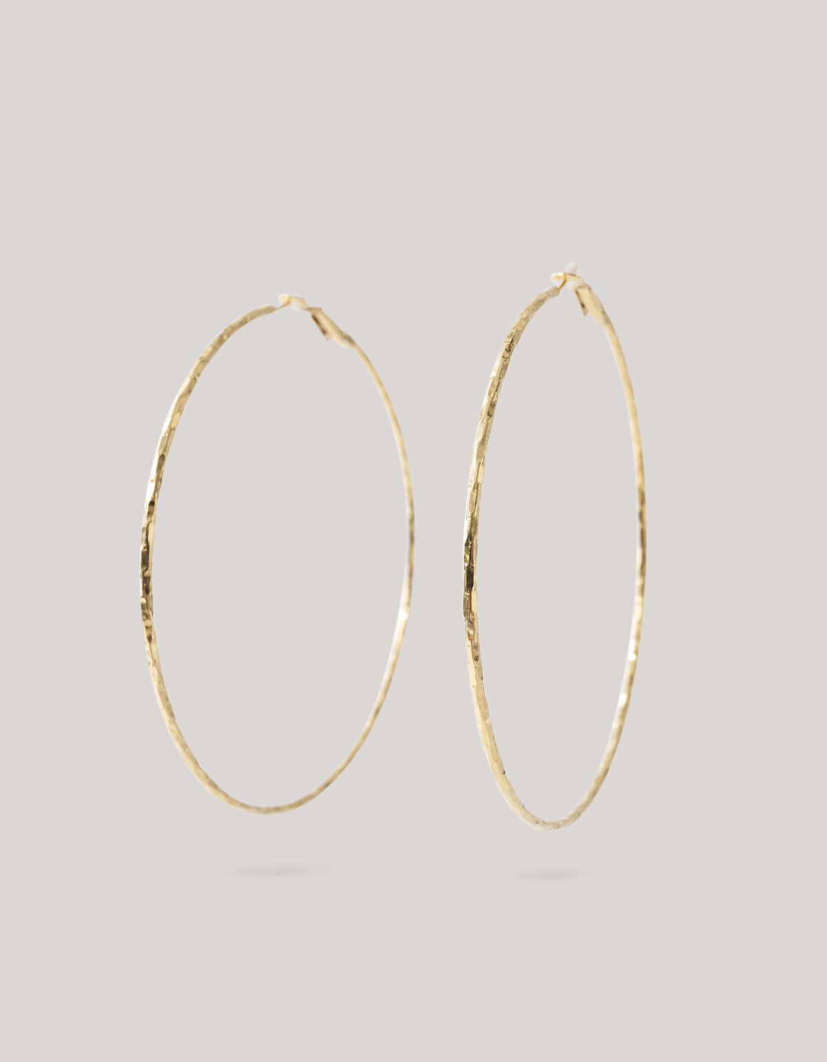 Hammered Hoop Oorbellen Goud SHOEBY ACCESSOIRES