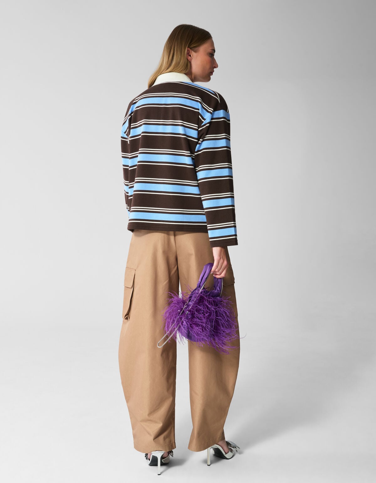 Cargo Barrel Fit Broek Zand SHOEBY WOMEN
