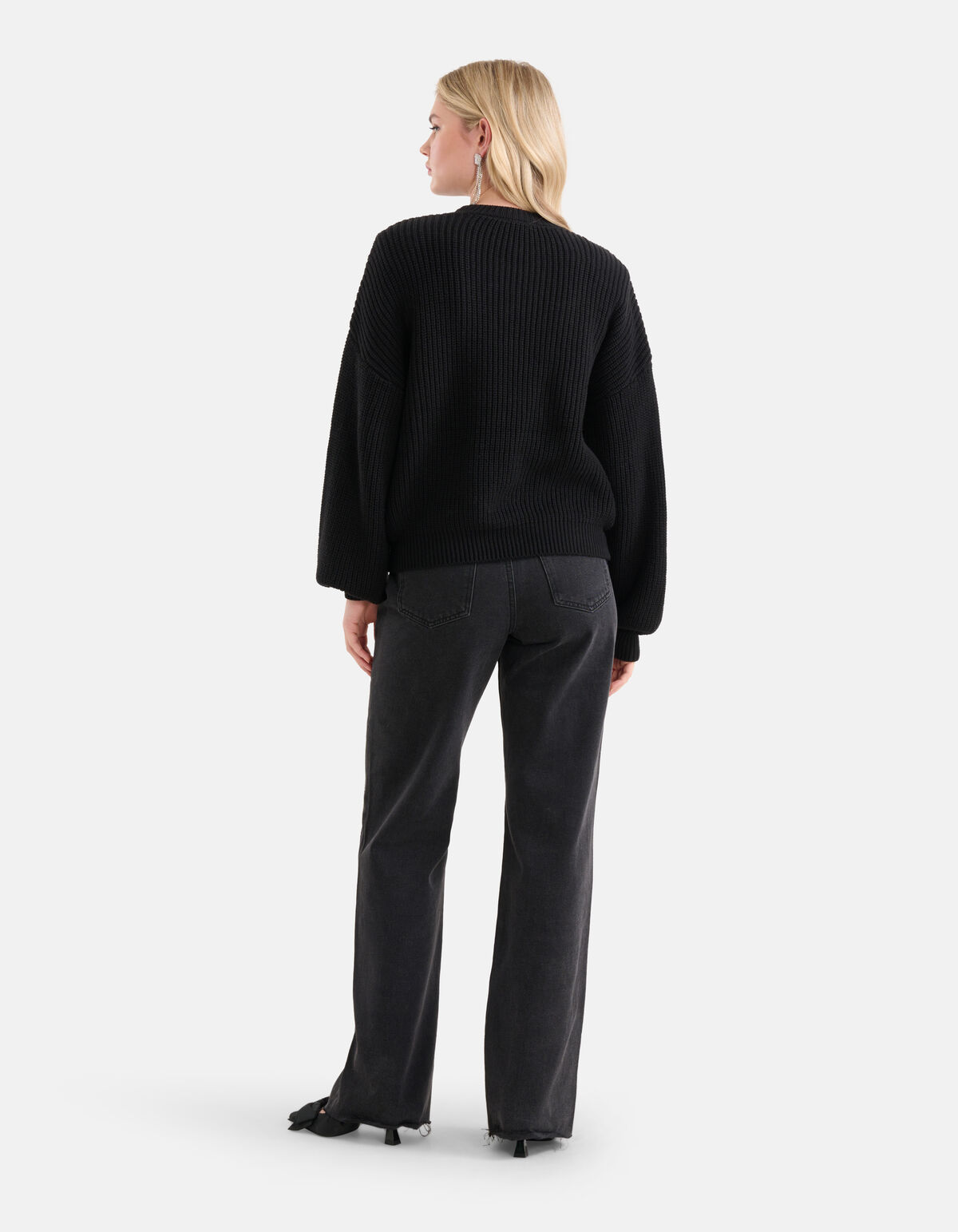 Gebreide Trui Zwart SHOEBY WOMEN