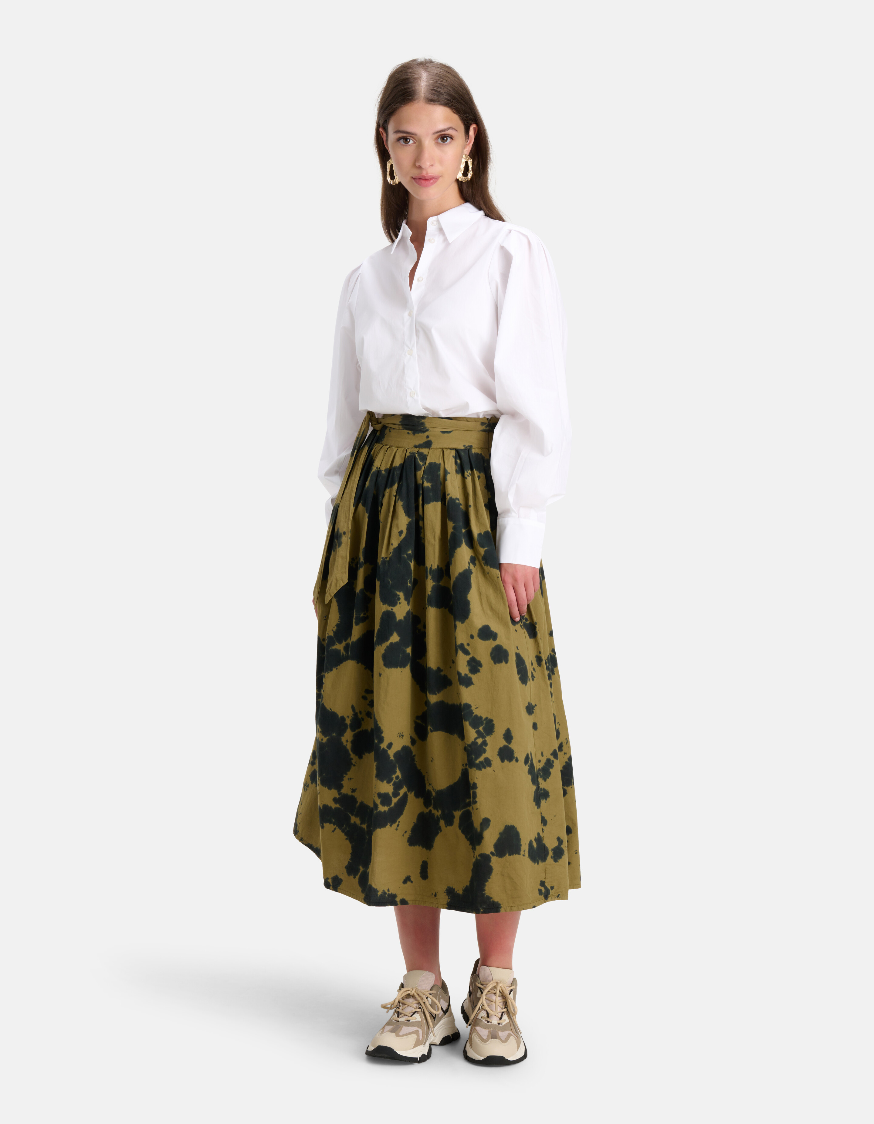Klassieke Poplin Blouse Wit SHOEBY WOMEN