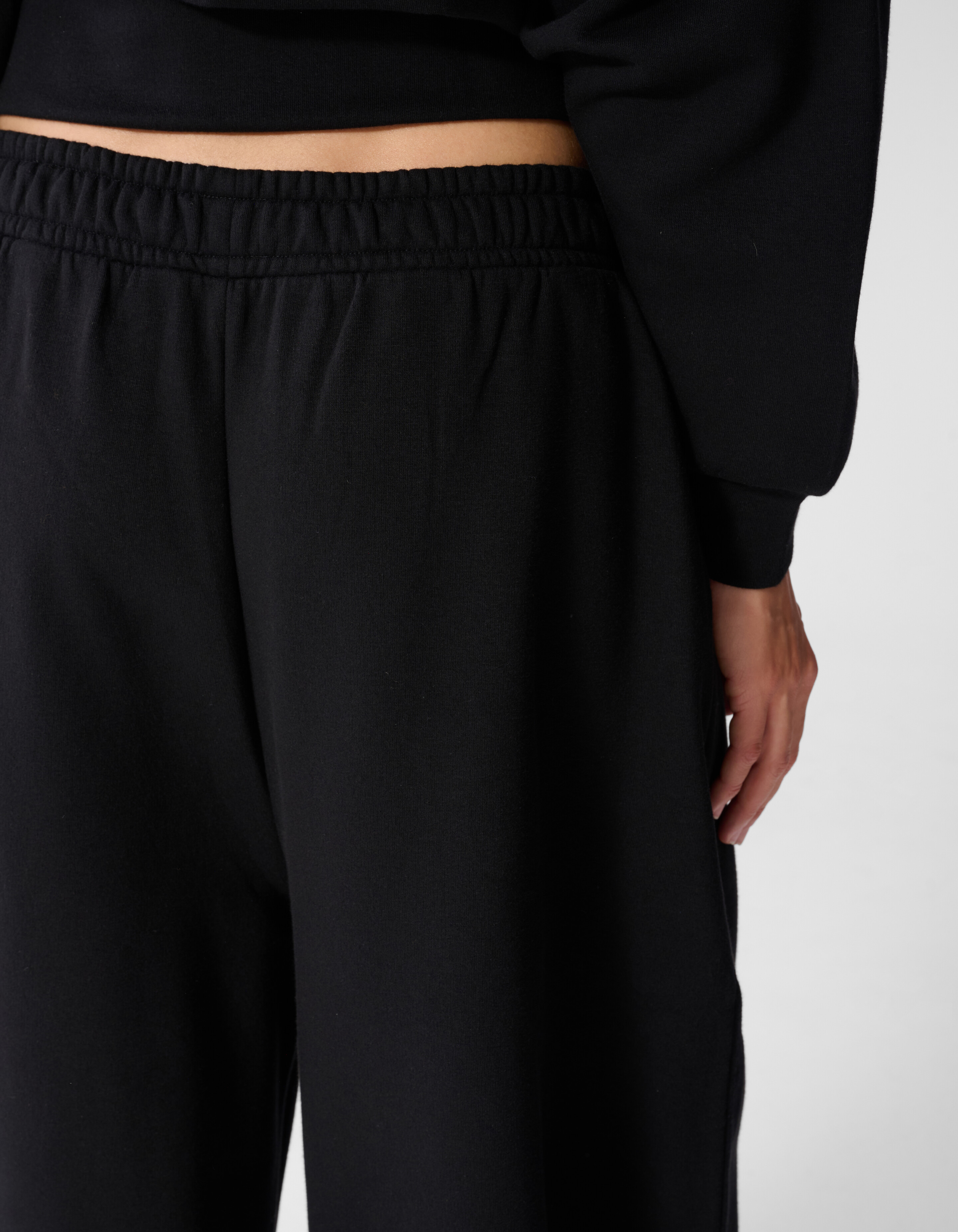 Loose Fit Sweat Broek Zwart SHOEBY WOMEN