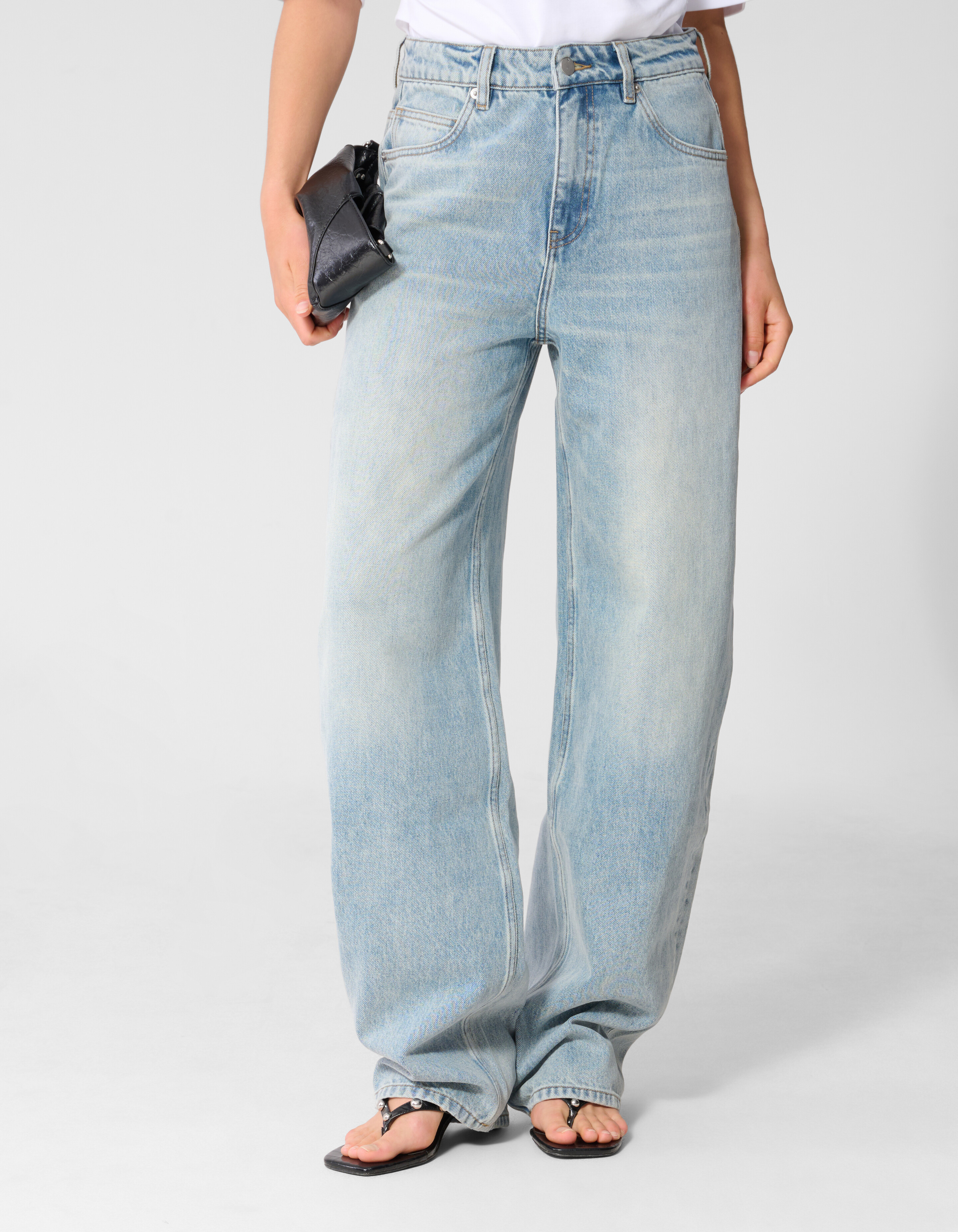 Heavy Barrel Fit Jeans Lichtblauw SHOEBY WOMEN