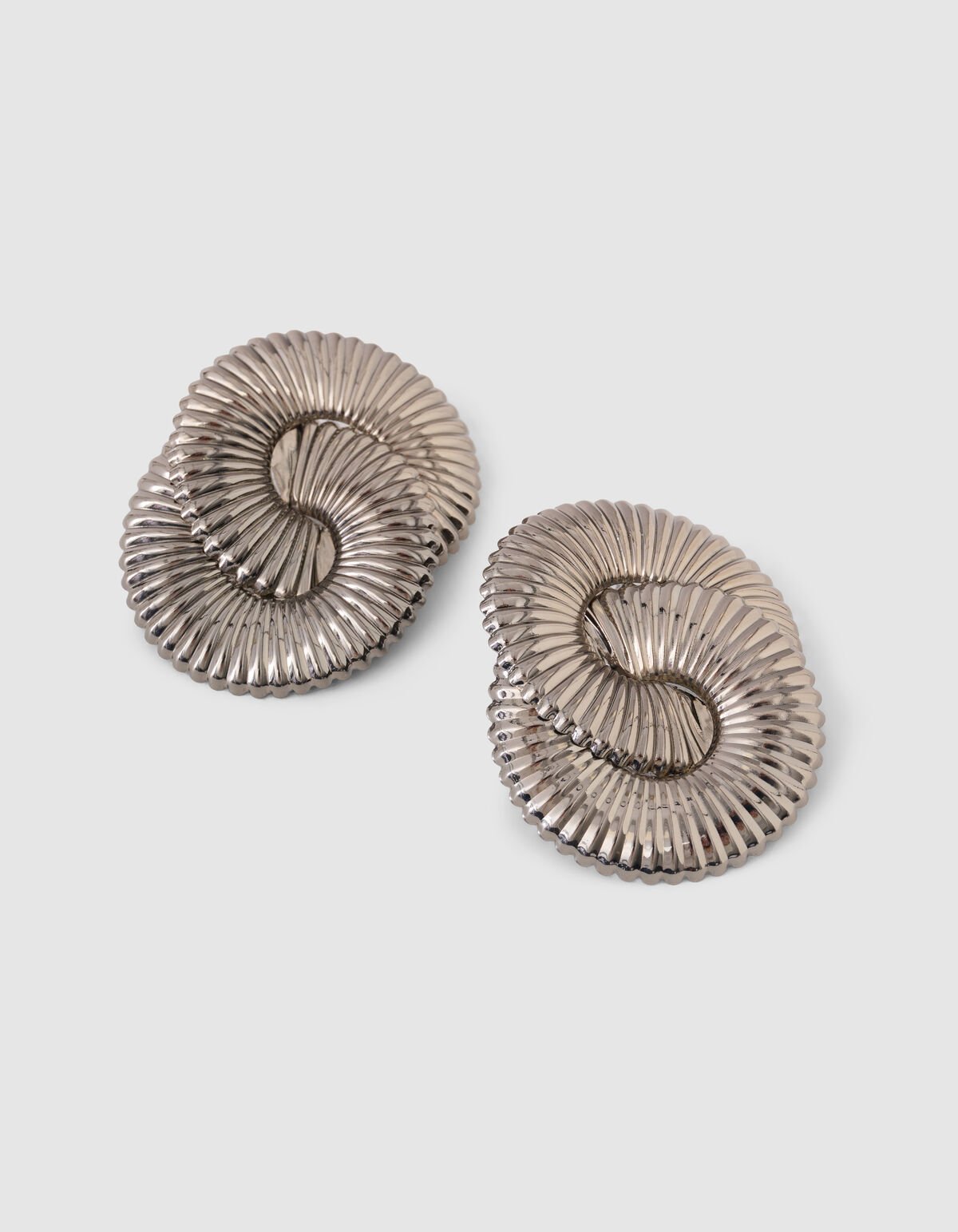 Spiral Oorbellen Zwart SHOEBY ACCESSOIRES