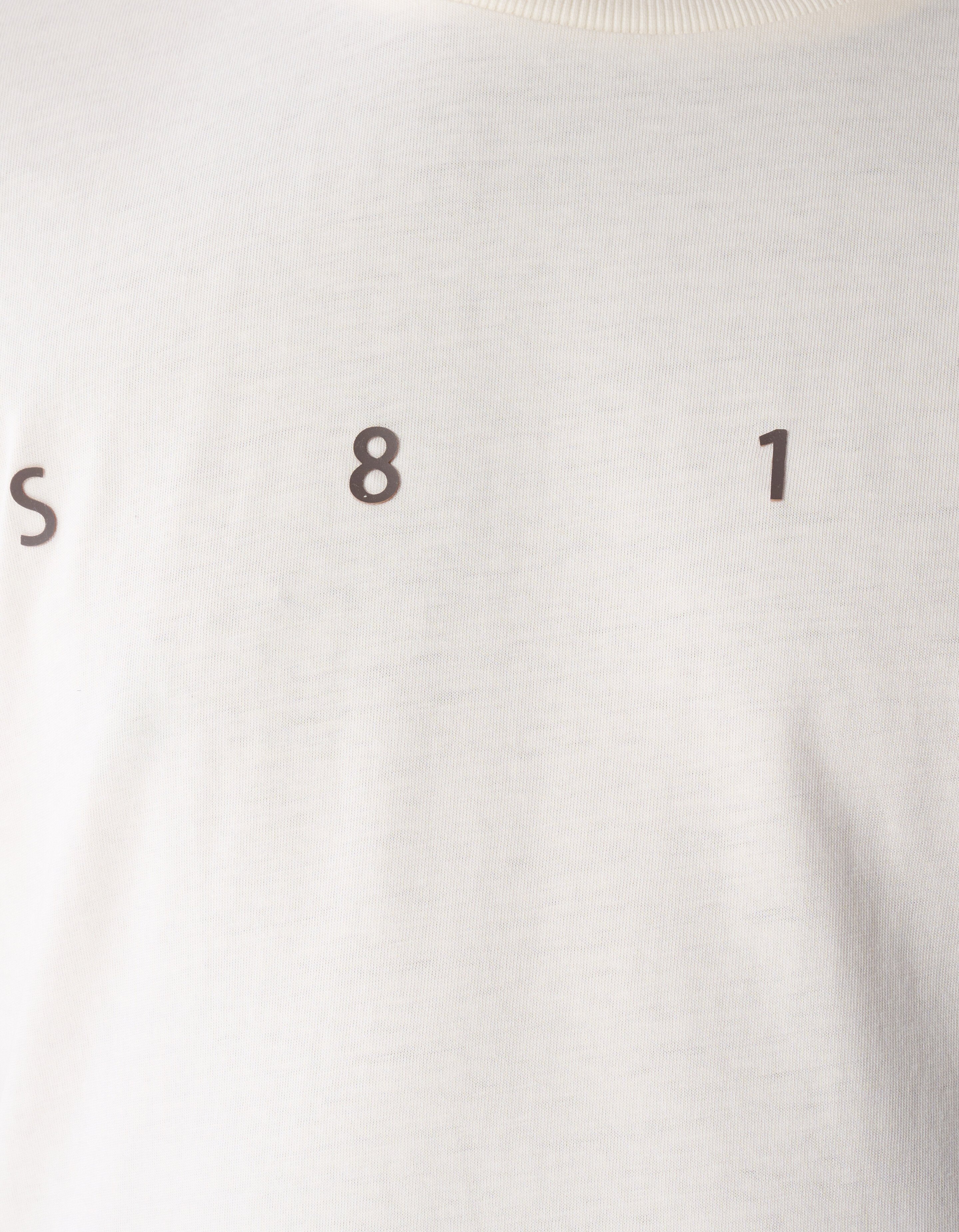 Minimal Artwork T-shirt Gebroken Wit SHOEBY MEN