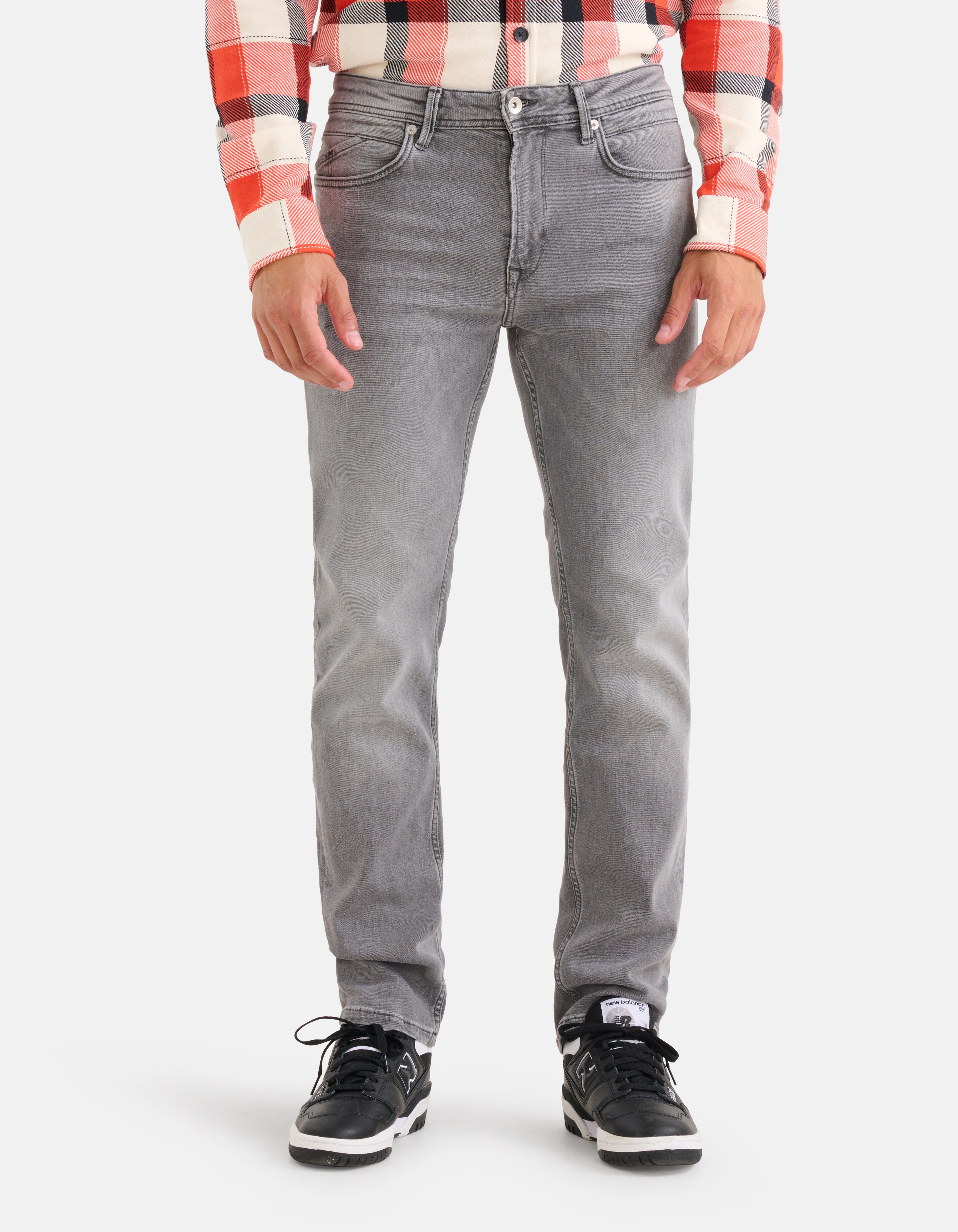 Straight Jeans Grijs L34 SHOEBY MEN