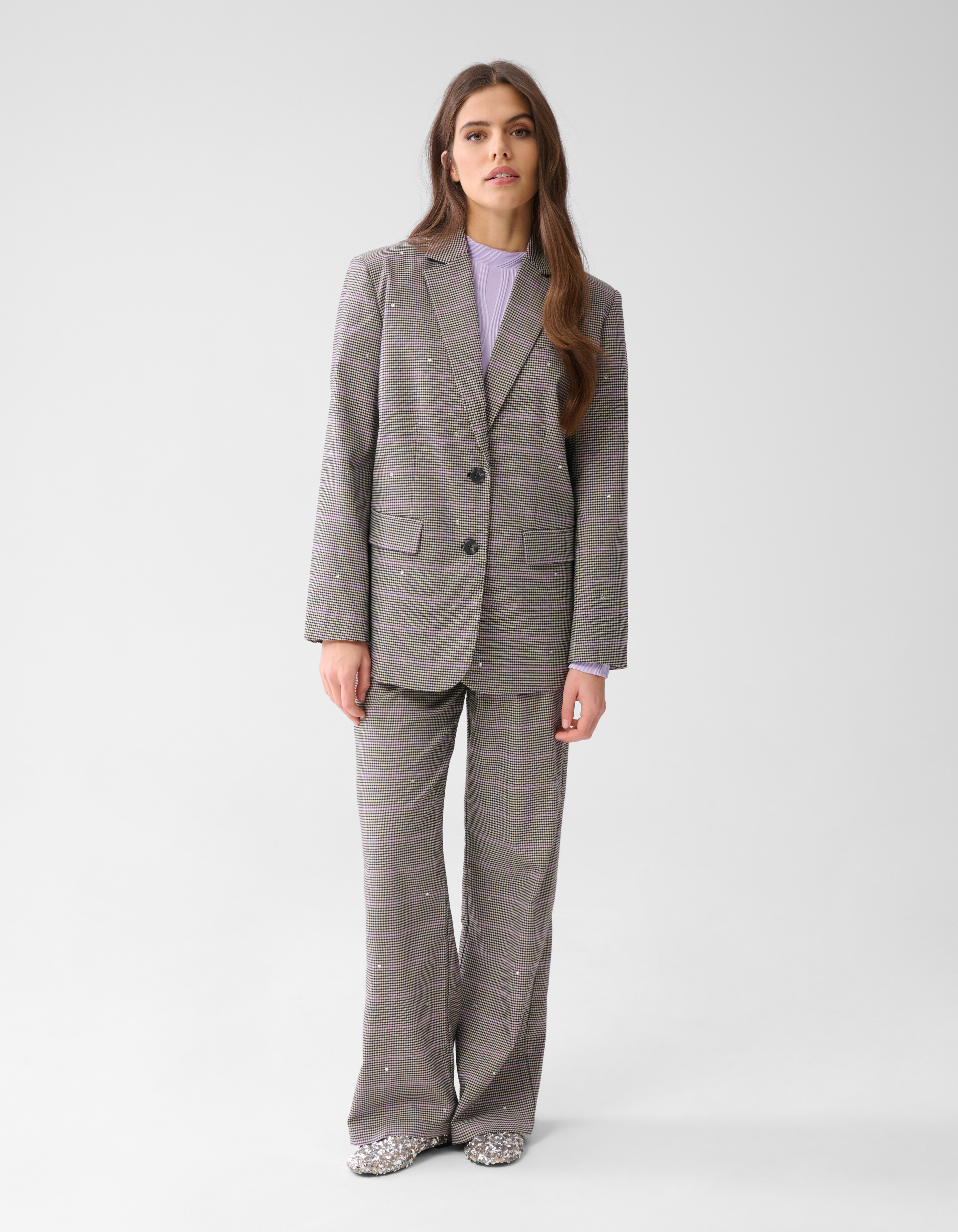 Ruiten Blazer Grijs SHOEBY WOMEN