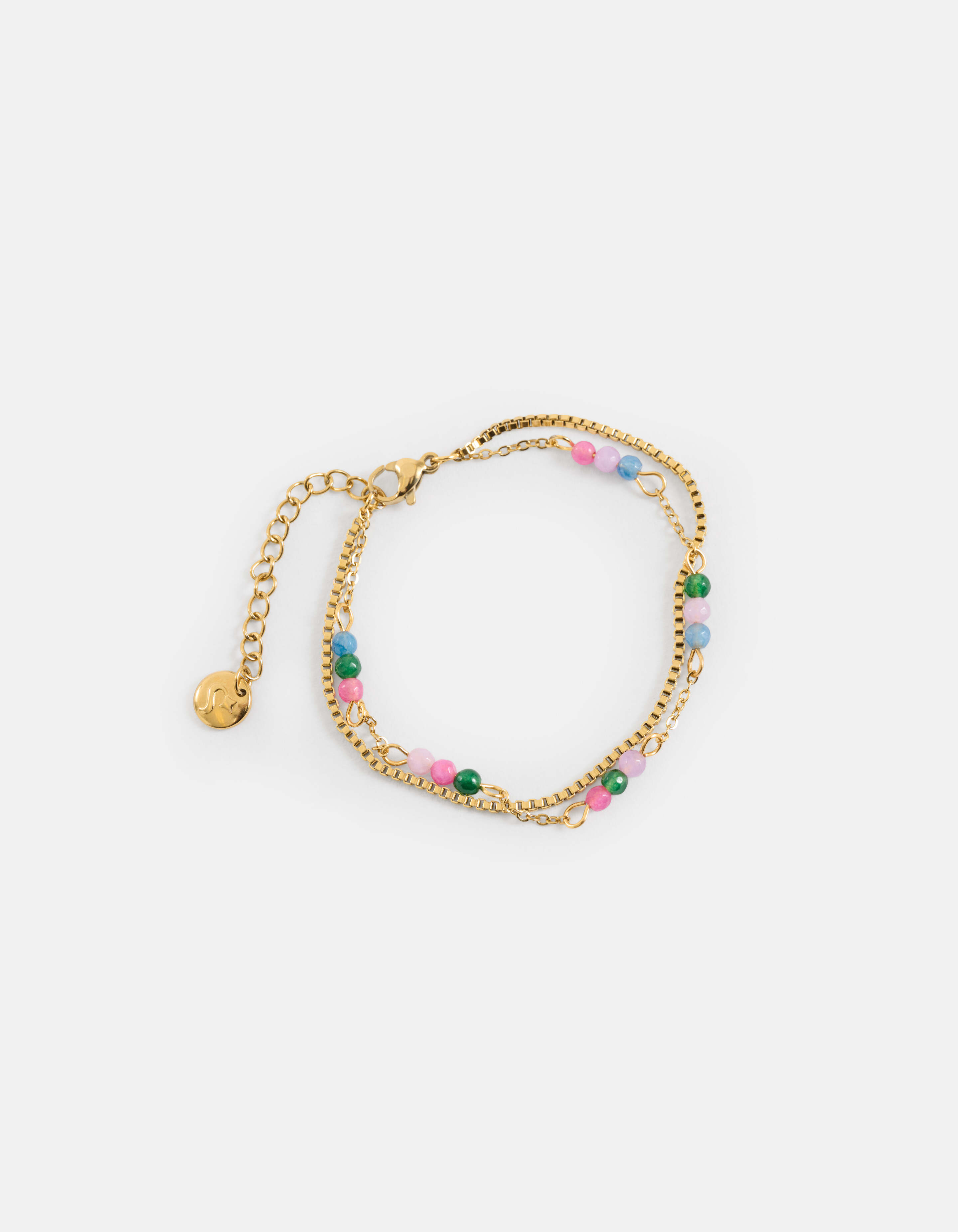 Dubbele Chain Armband Goud SHOEBY ACCESSOIRES