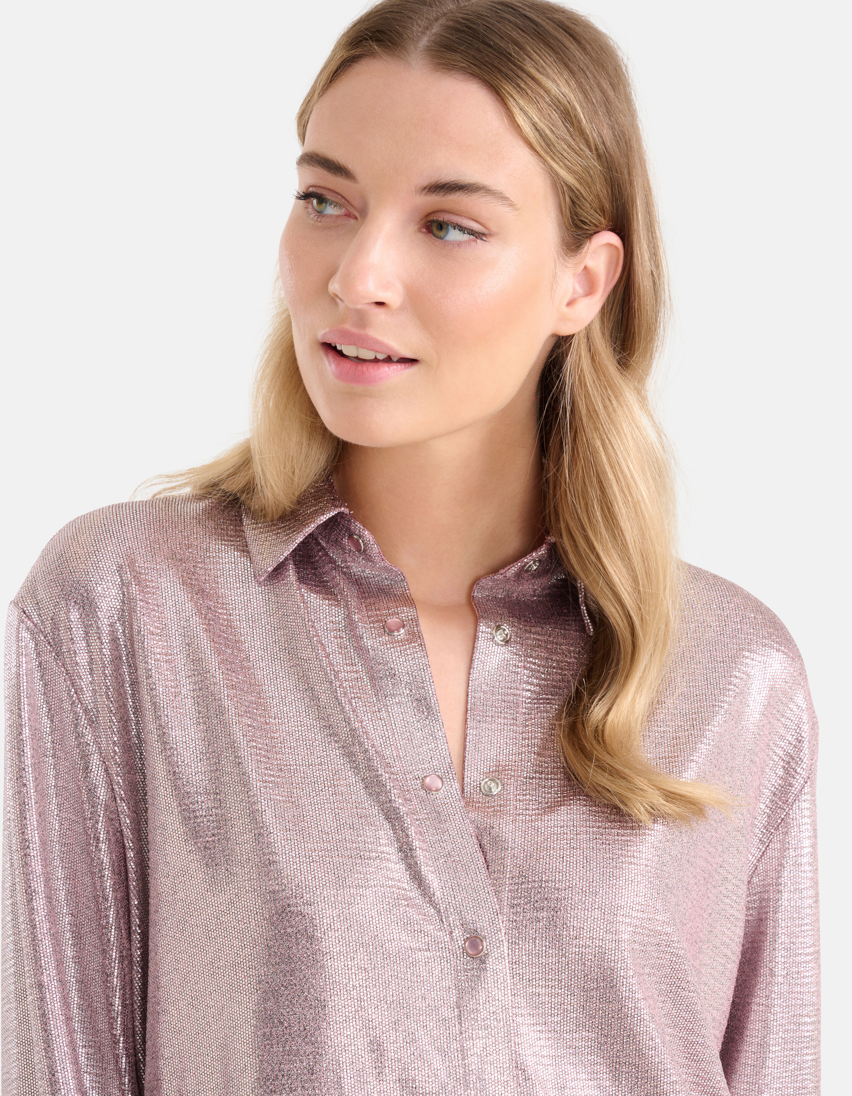 Metallic Blouse Roze SHOEBY WOMEN