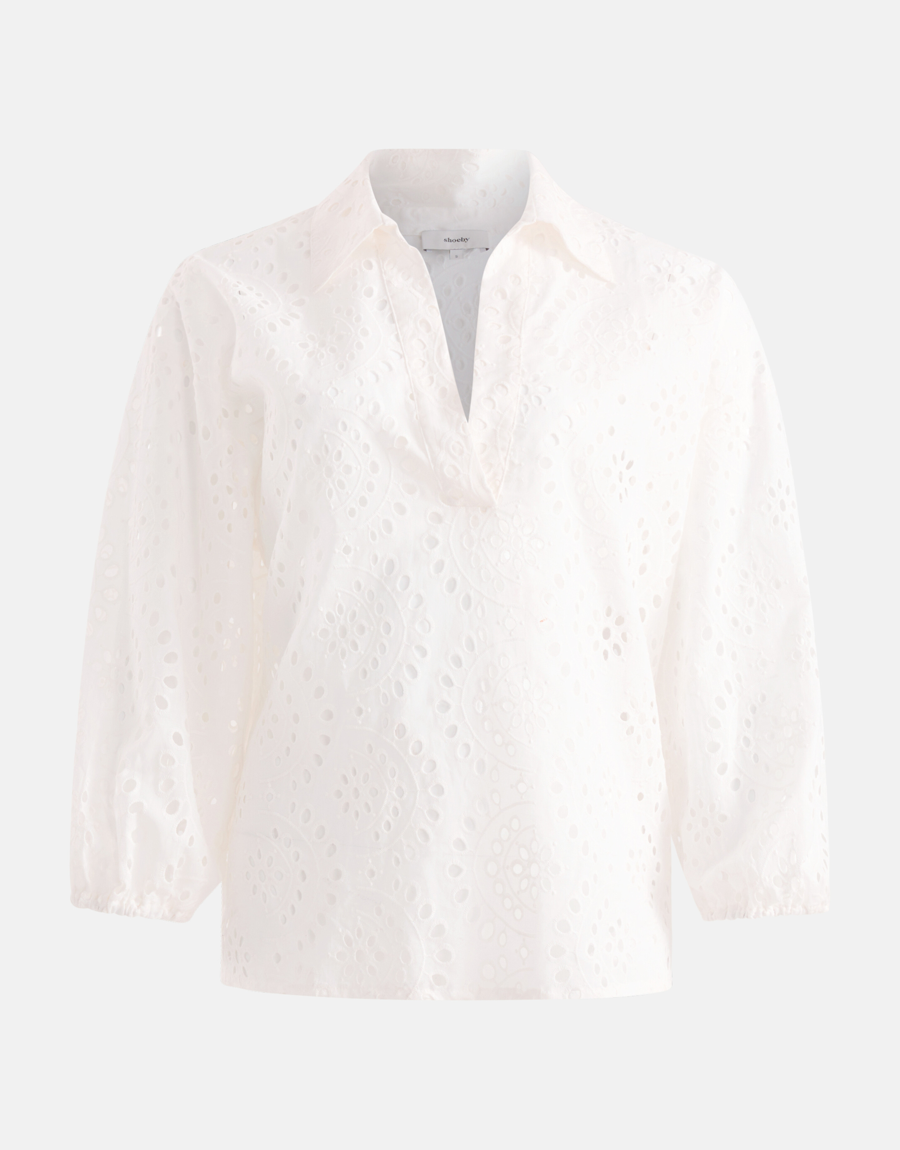 Broderie Blouse Wit SHOEBY WOMEN