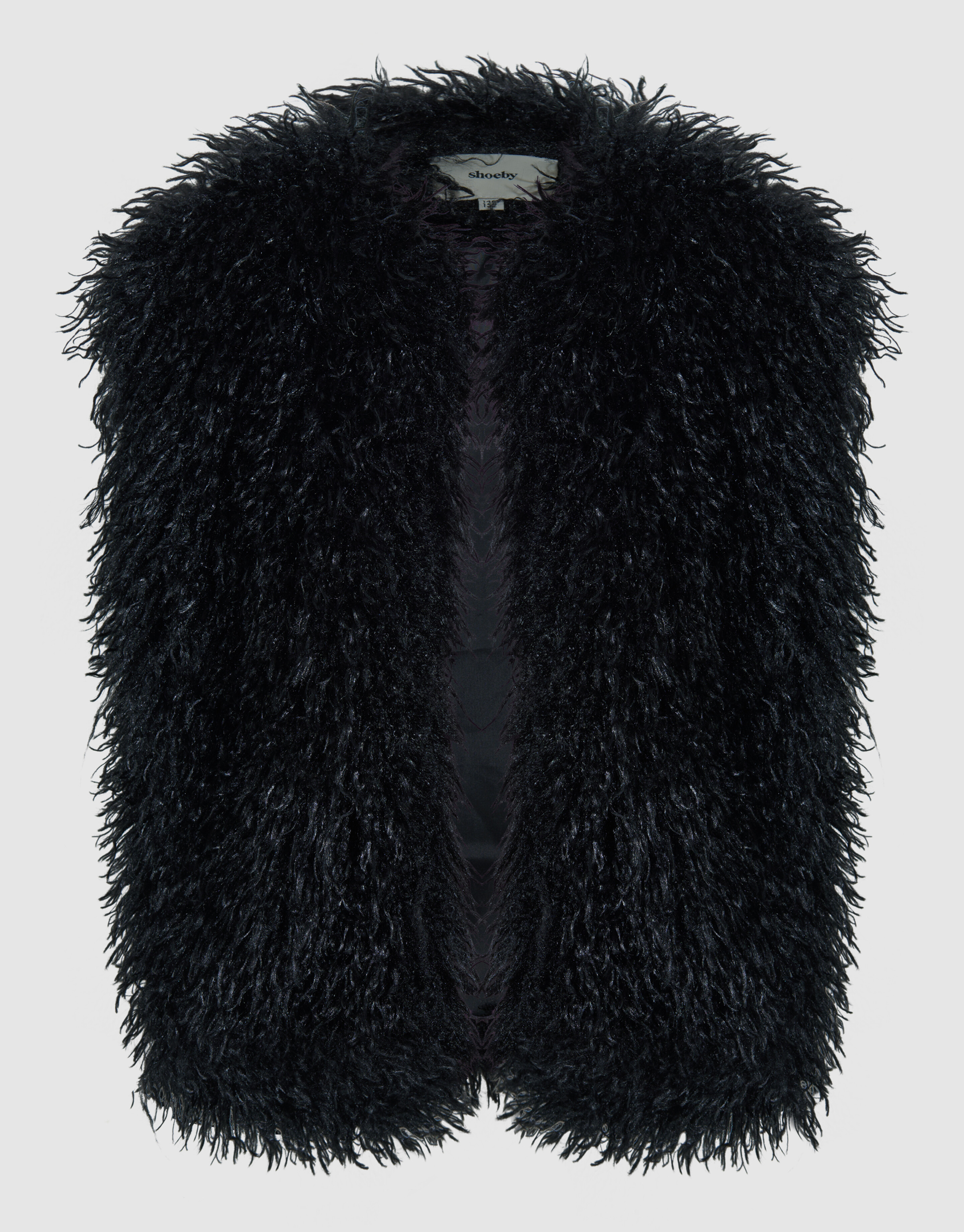 Fluffy Gilet Zwart SHOEBY GIRLS