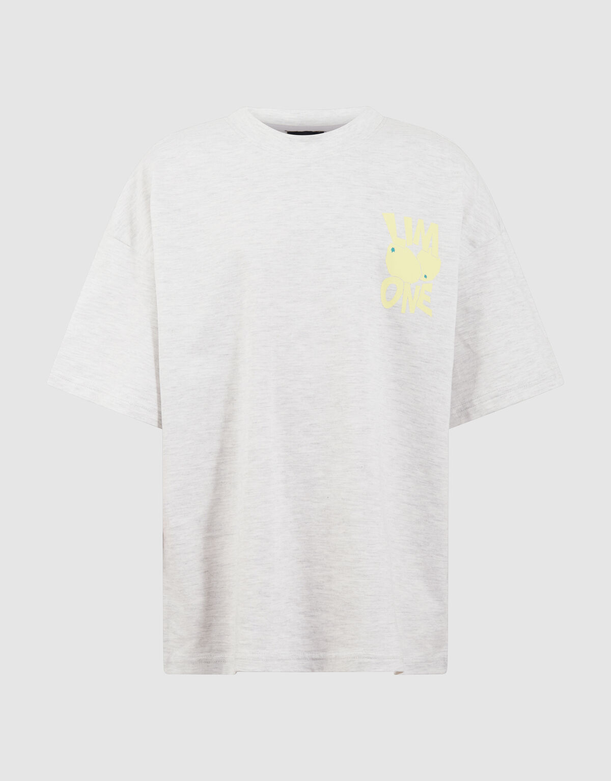 Citrus Artwork T-shirt Lichtgrijs SHOEBY BOYS