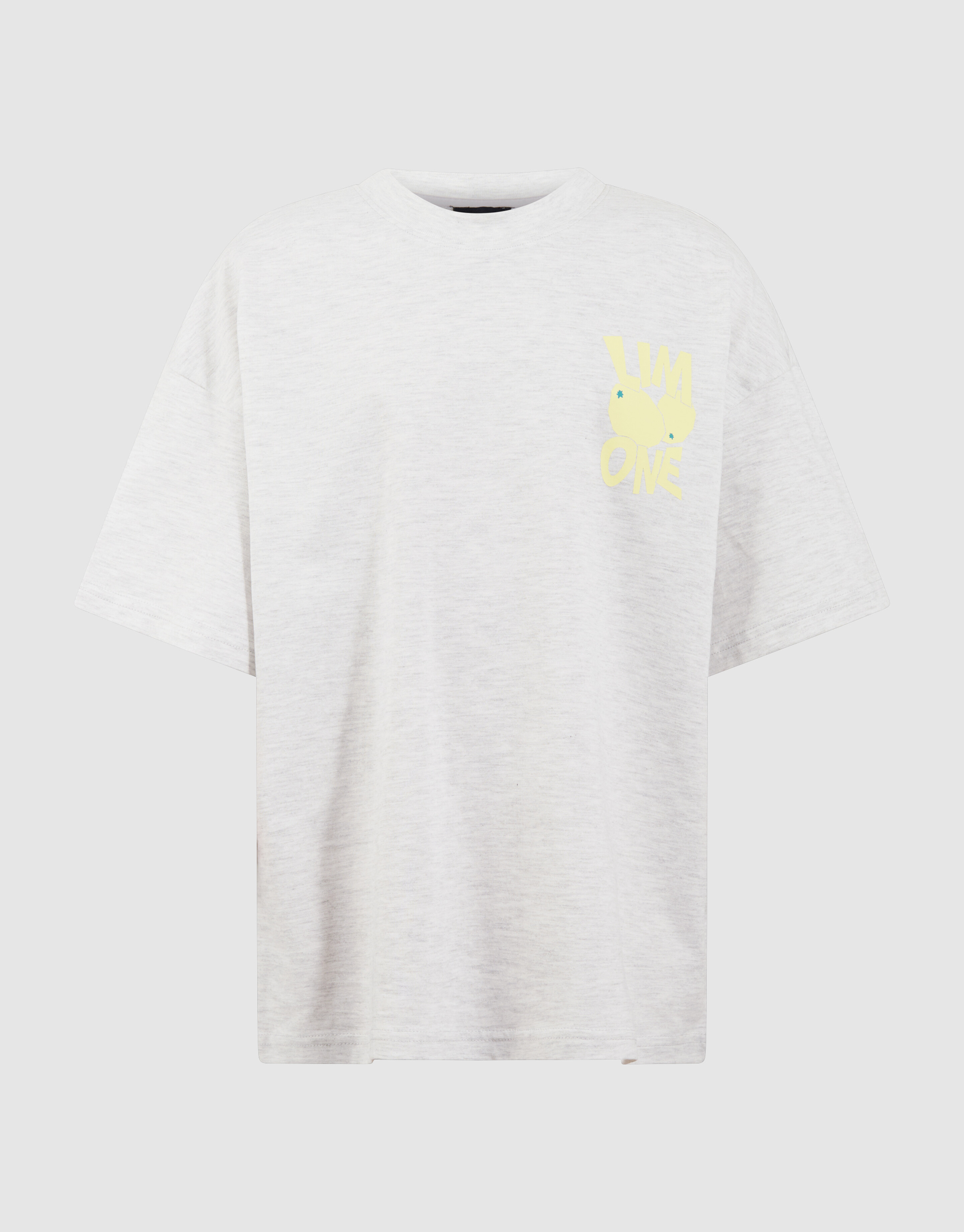 Citrus Artwork T-shirt Lichtgrijs SHOEBY BOYS