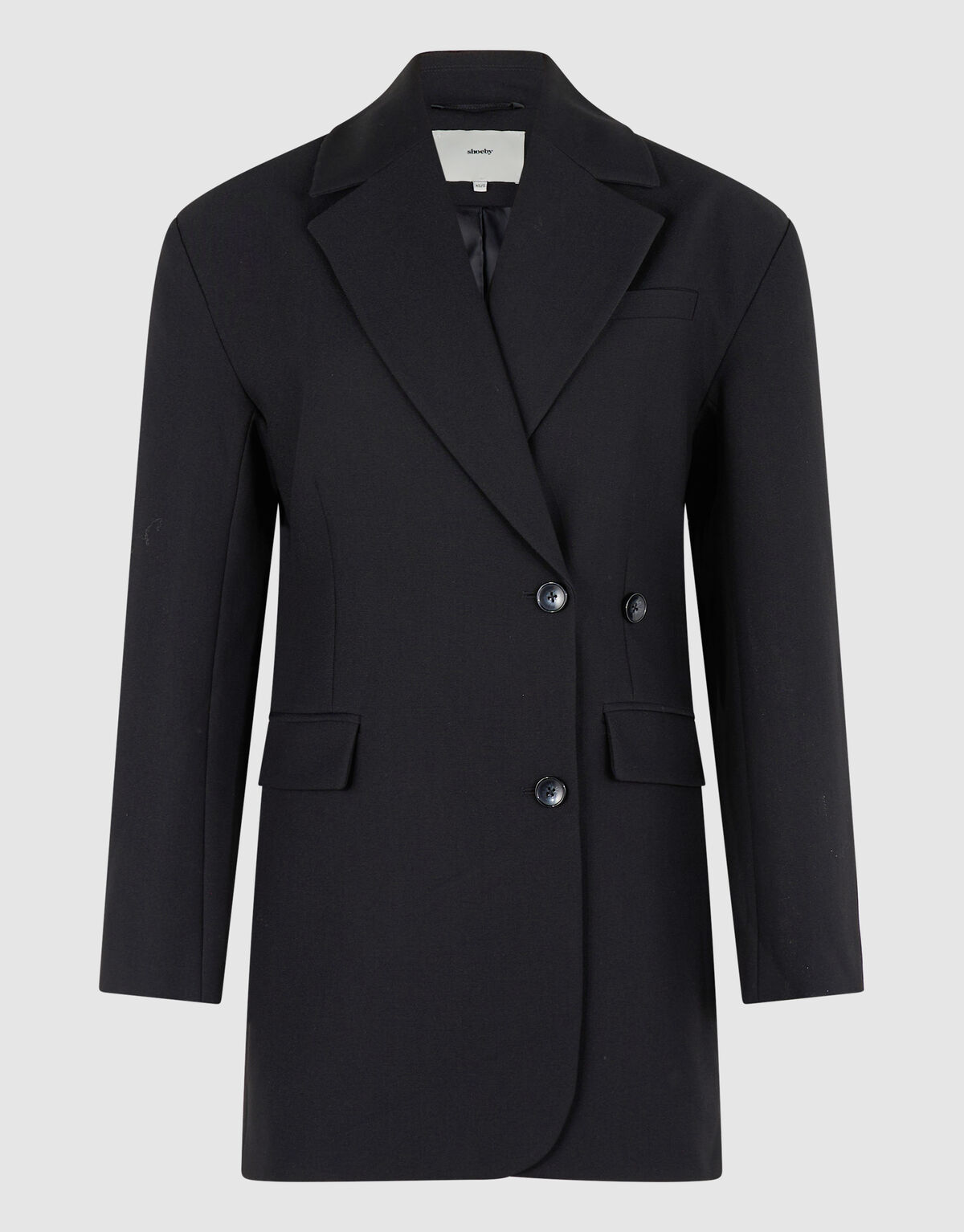 Oversized Blazer Jurk Zwart SHOEBY WOMEN