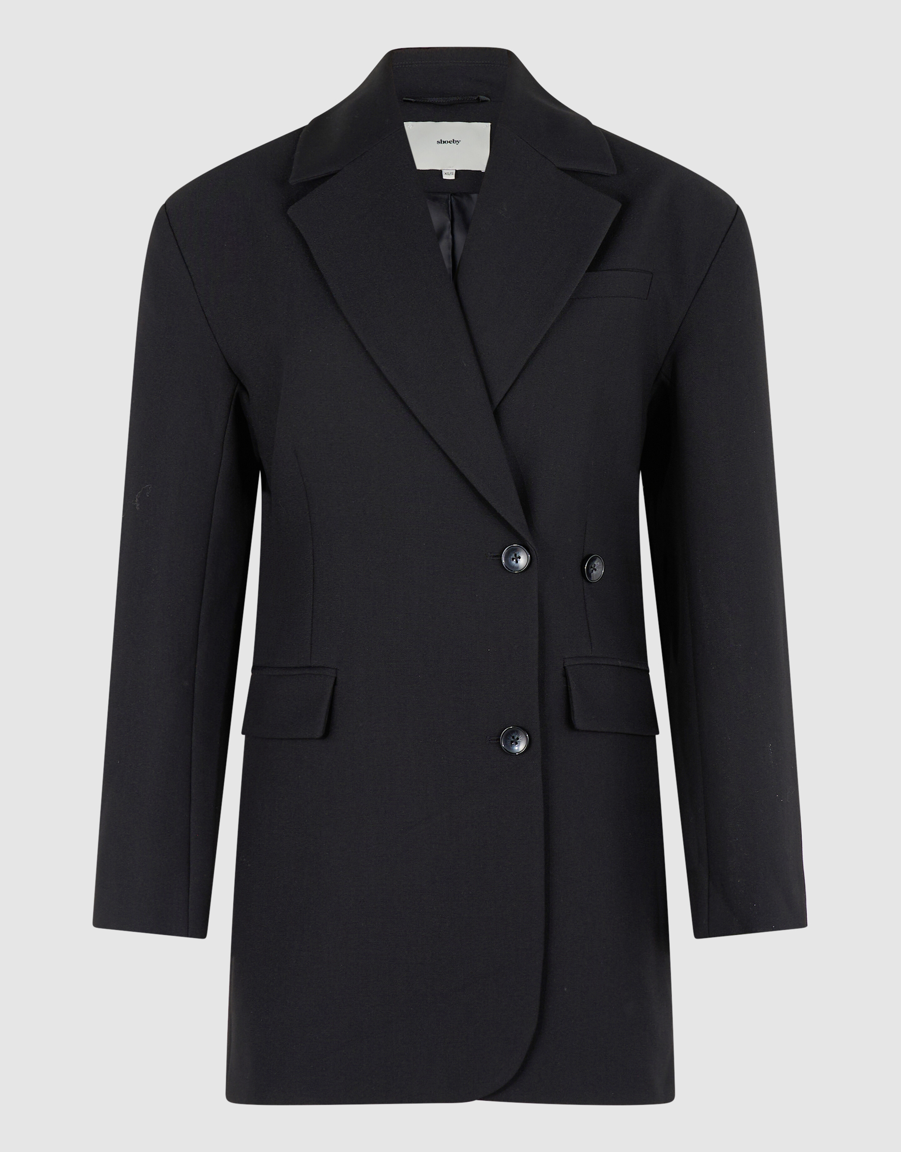 Oversized Blazer Jurk Zwart SHOEBY WOMEN