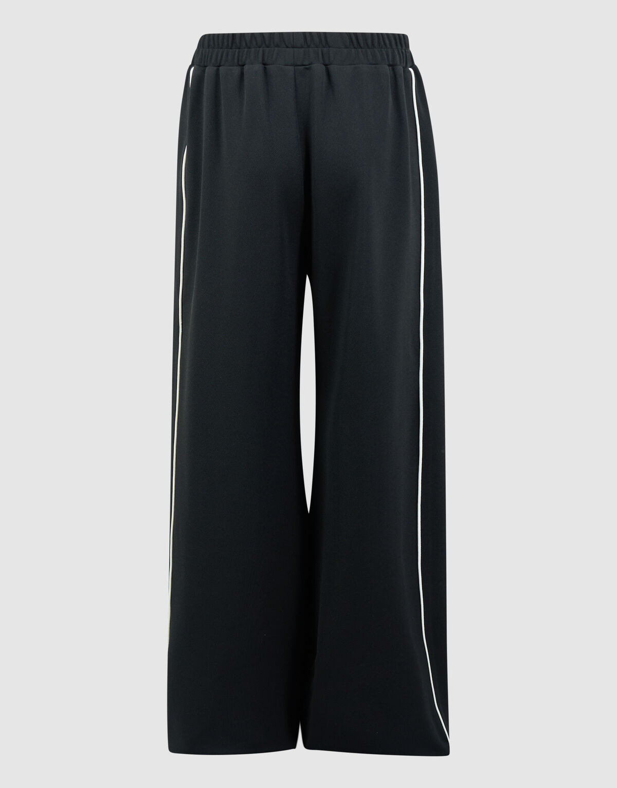 Piping Wide Leg Fit Broek Zwart SHOEBY GIRLS