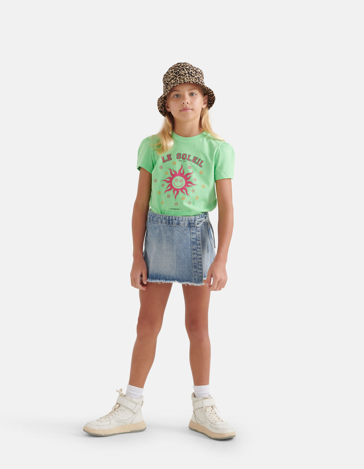 Printed T-shirt Groen SHOEBY GIRLS
