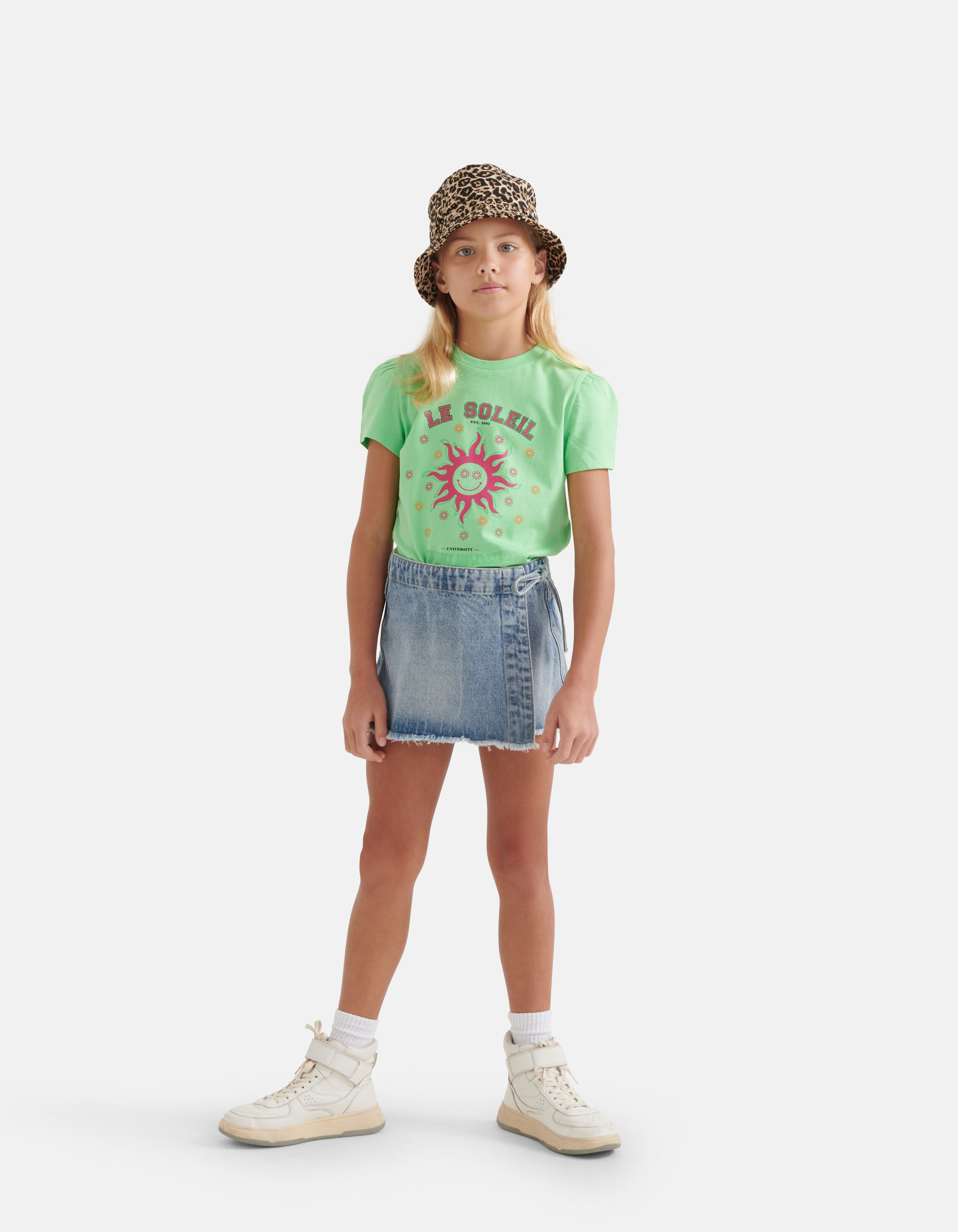 Printed T-shirt Groen SHOEBY GIRLS