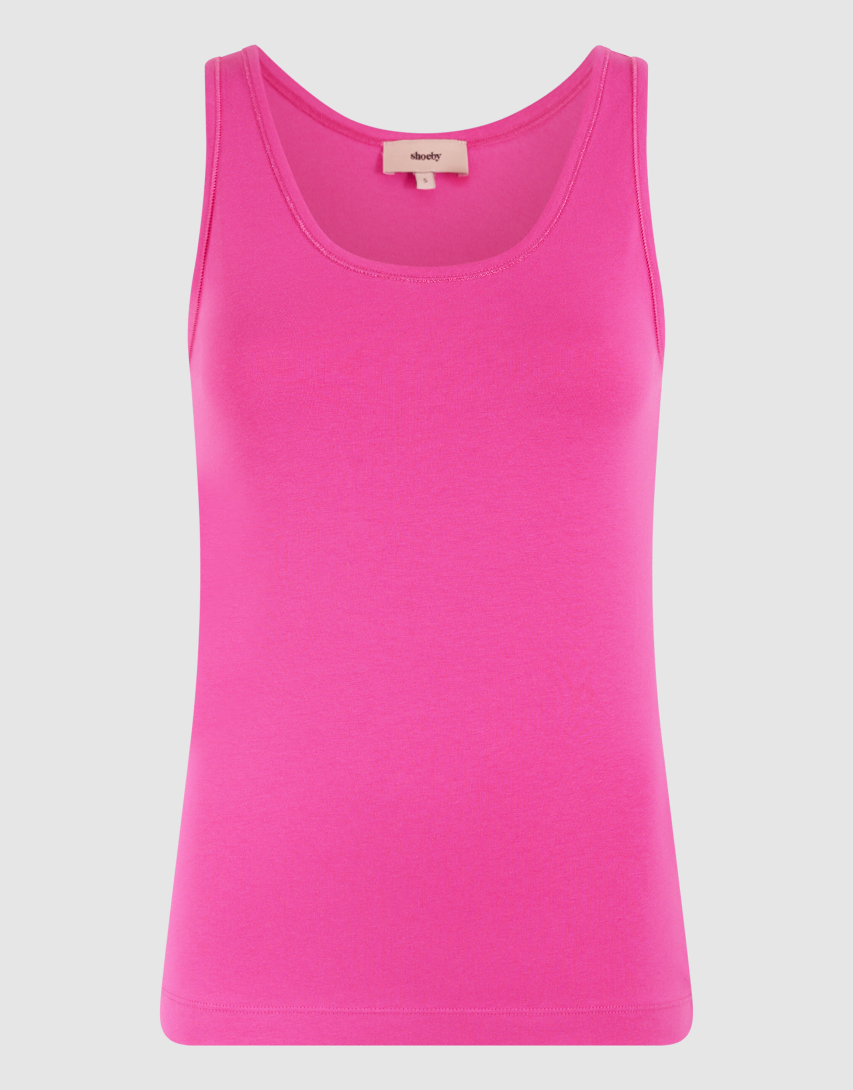 Basic Tanktop Donkerroze SHOEBY WOMEN