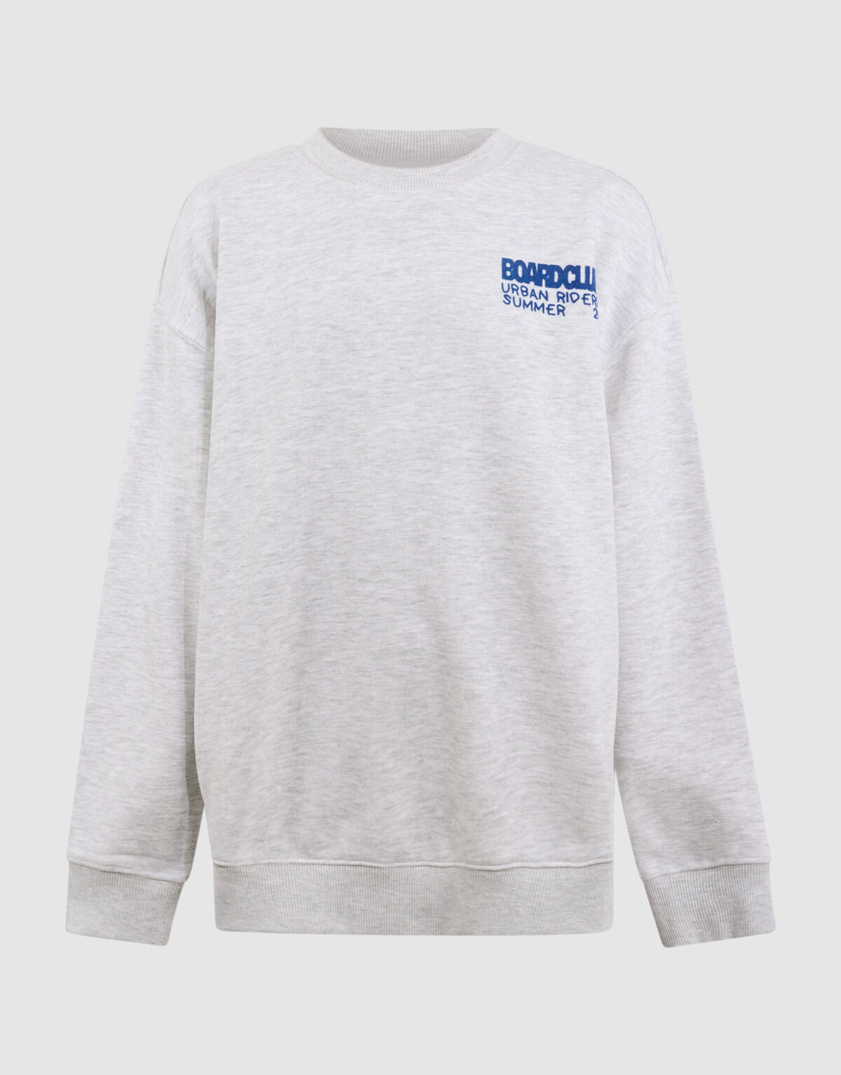 Boardclub Artwork Sweater Lichtgrijs SHOEBY BOYS
