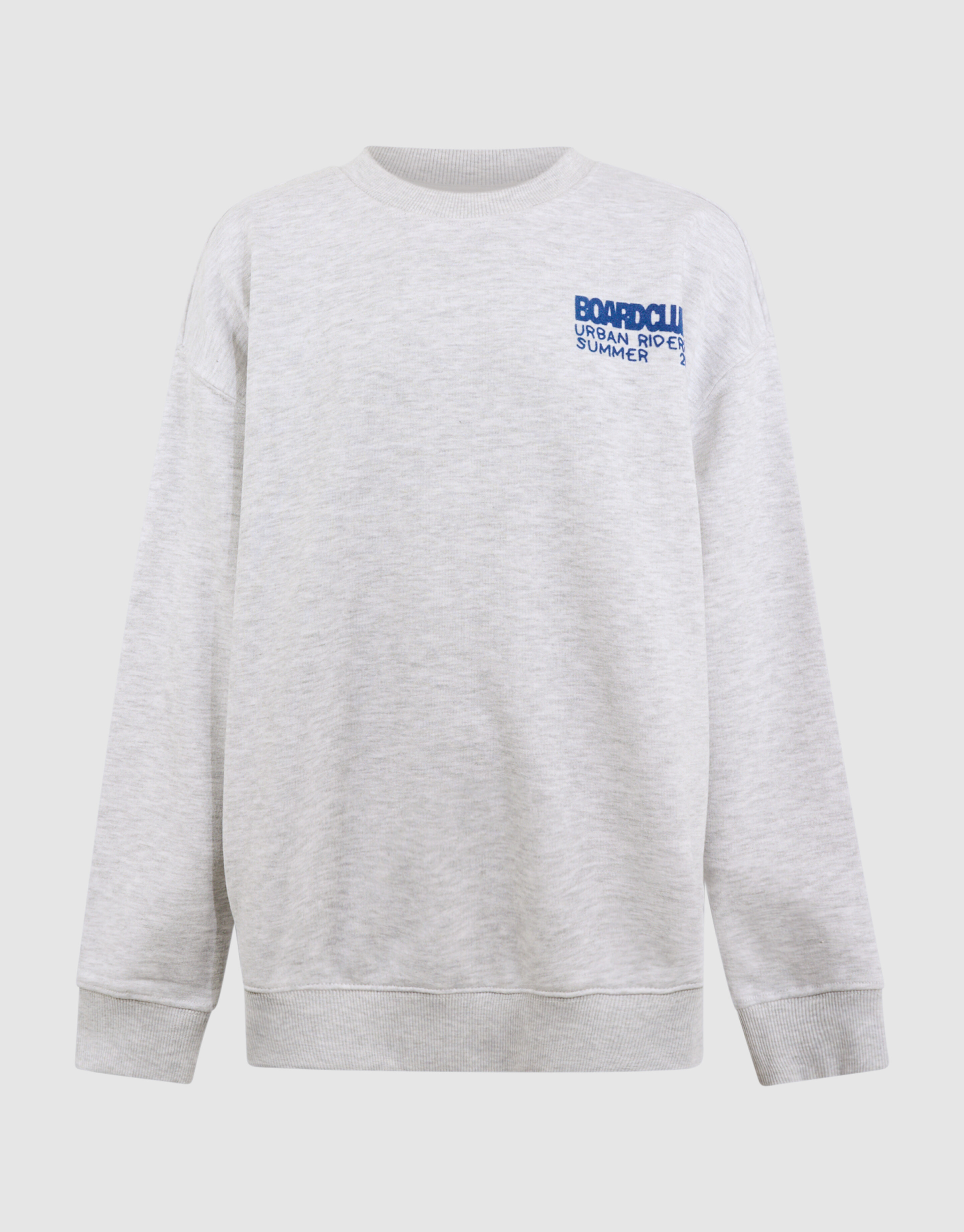 Boardclub Artwork Sweater Lichtgrijs SHOEBY BOYS