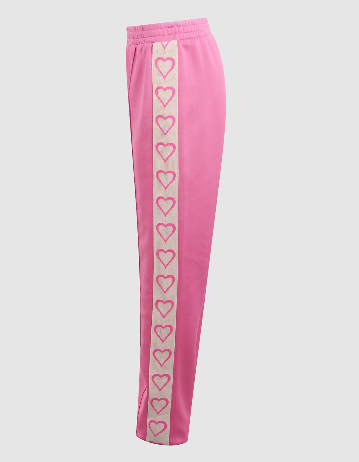 Sporty Heart Wide Leg Broek Roze SHOEBY GIRLS