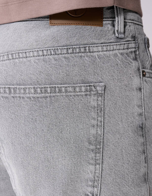 Relaxed Fit Jeans Lichtgrijs L32 SHOEBY MEN