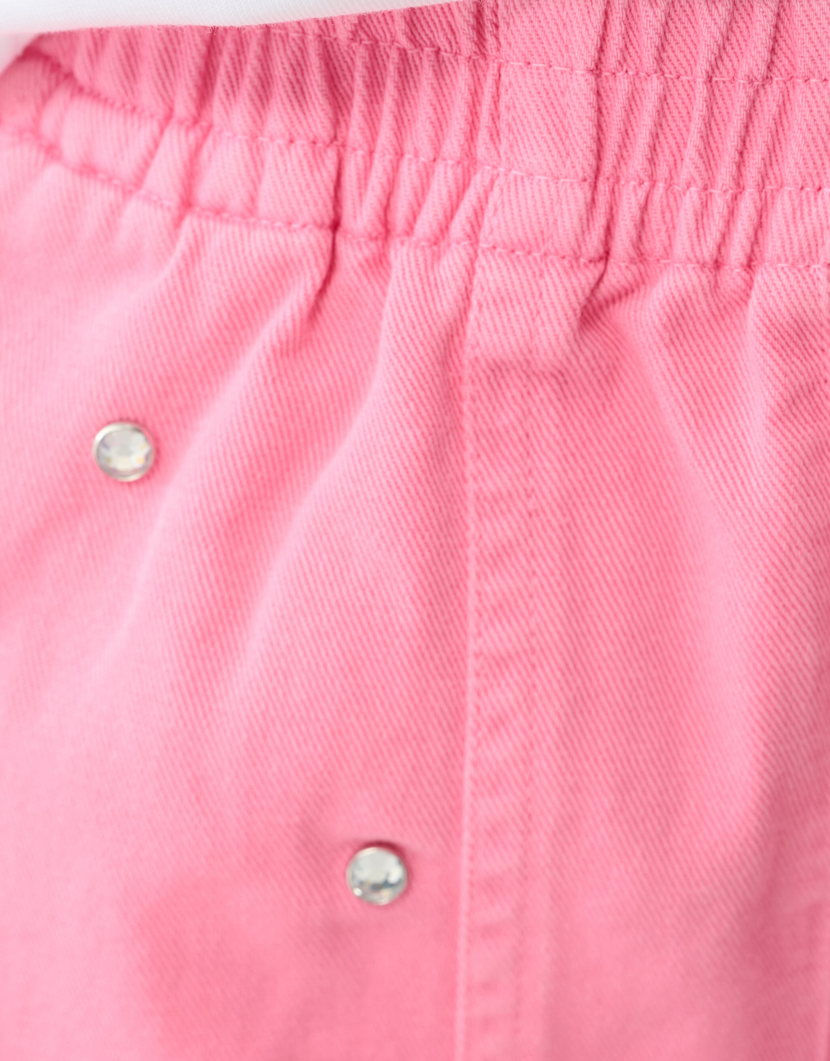 Strass Korte Broek Lichtroze SHOEBY GIRLS