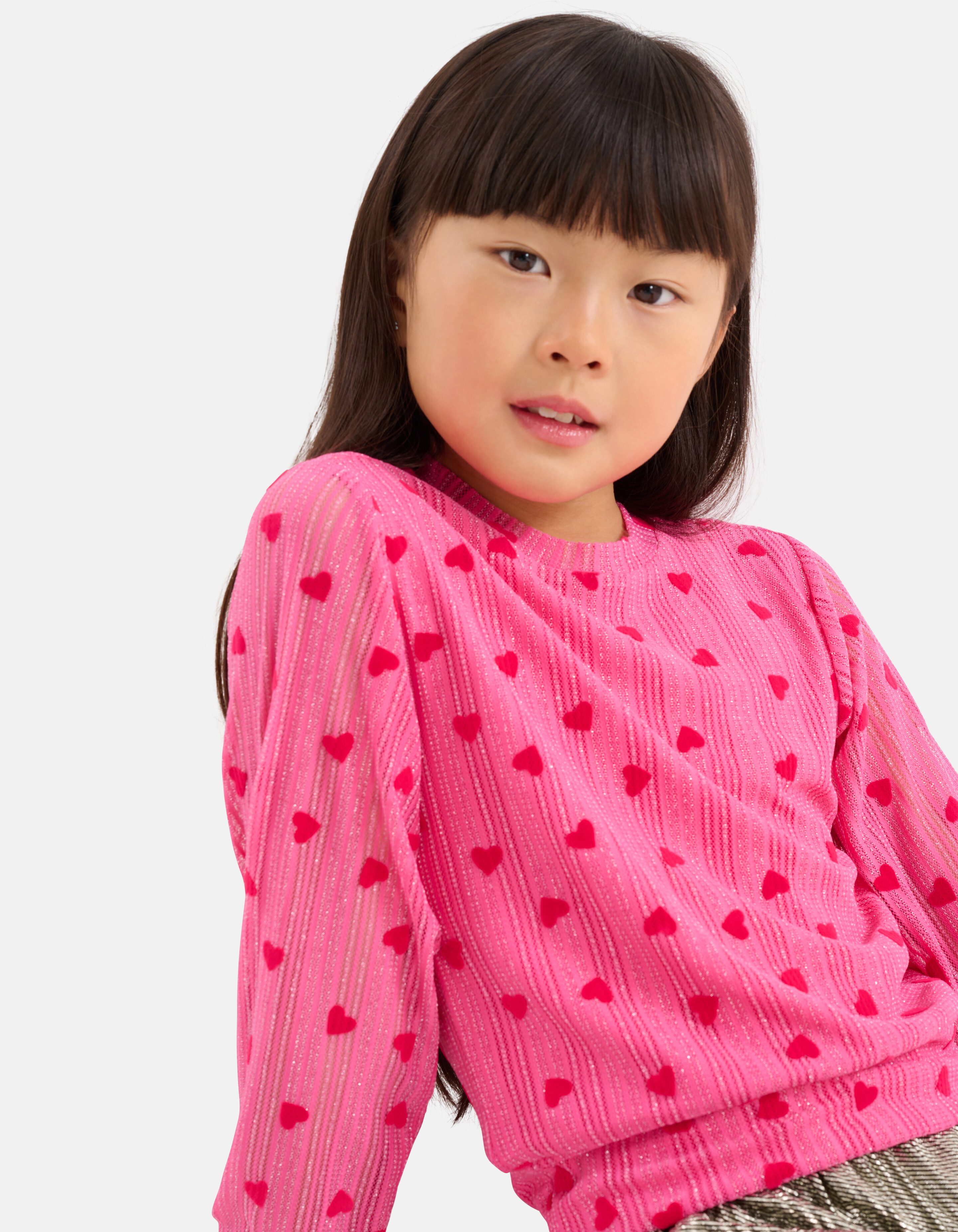 Mesh Top Roze SHOEBY GIRLS