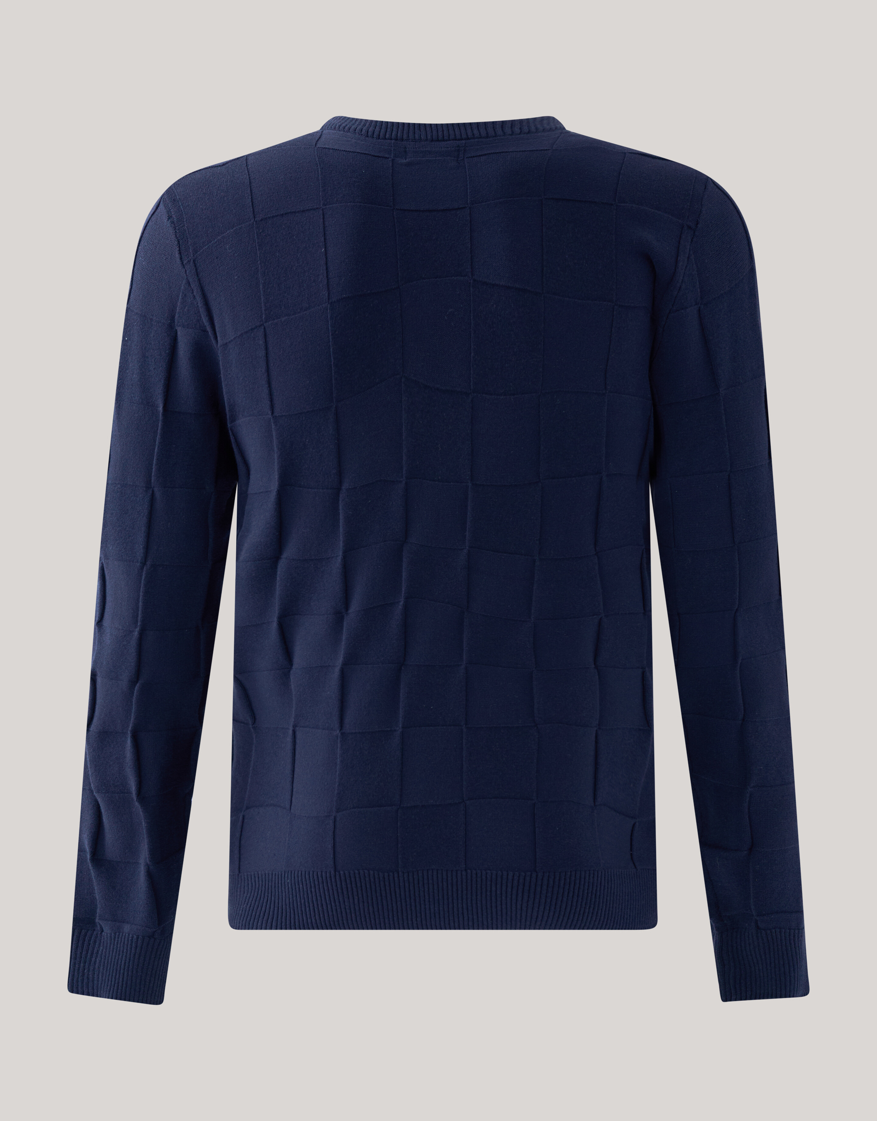 Structuur Trui Donkerblauw SHOEBY MEN