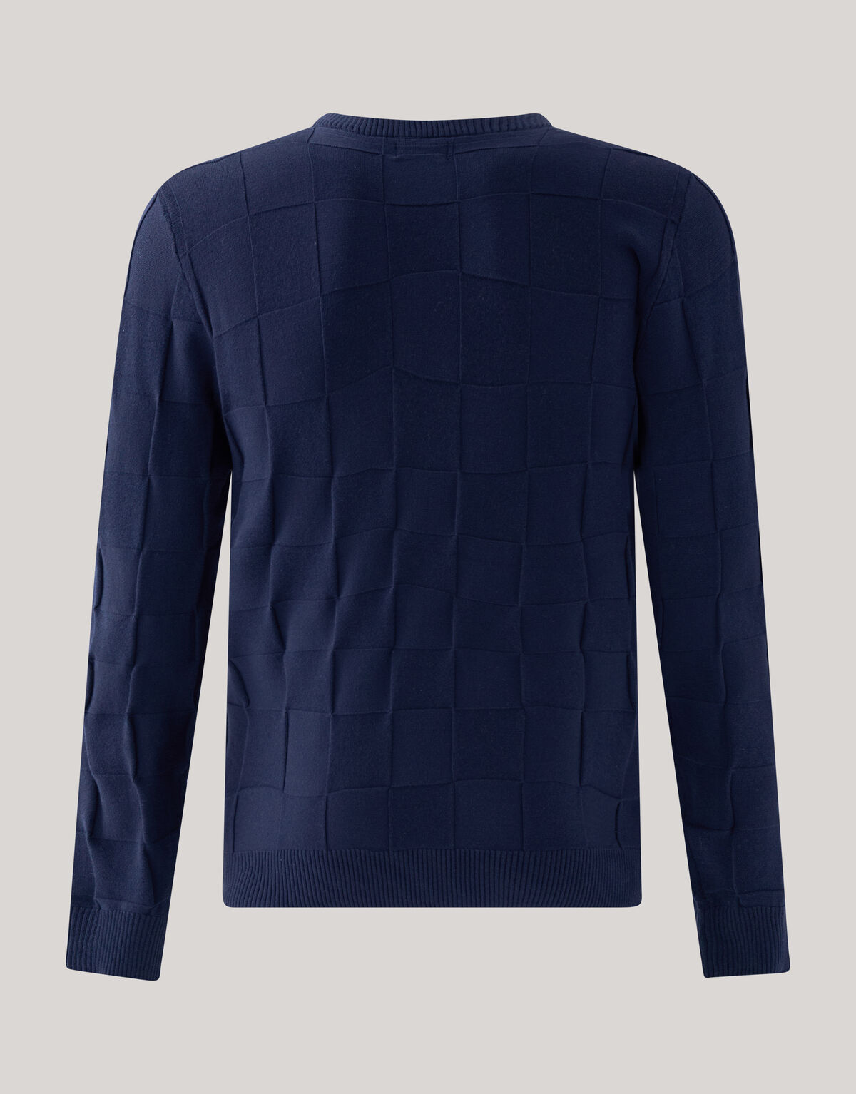 Structuur Trui Donkerblauw SHOEBY MEN