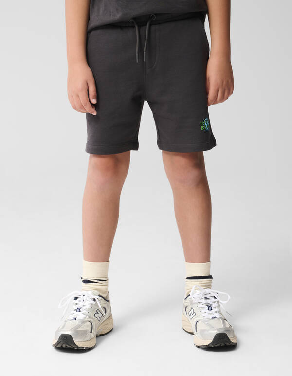 Beach Artwork Short Donkergrijs SHOEBY BOYS