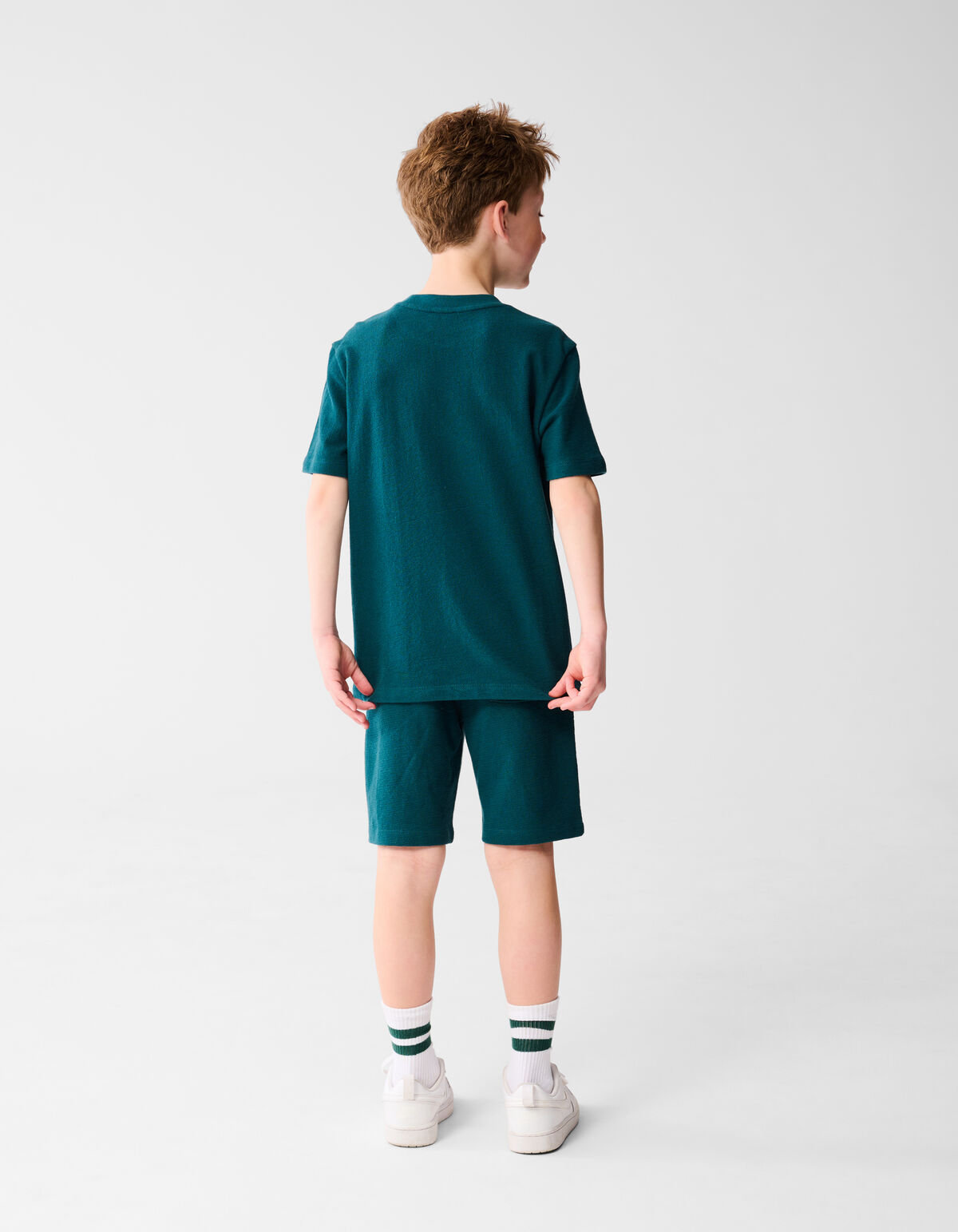 Tekst Short Donkergroen SHOEBY BOYS