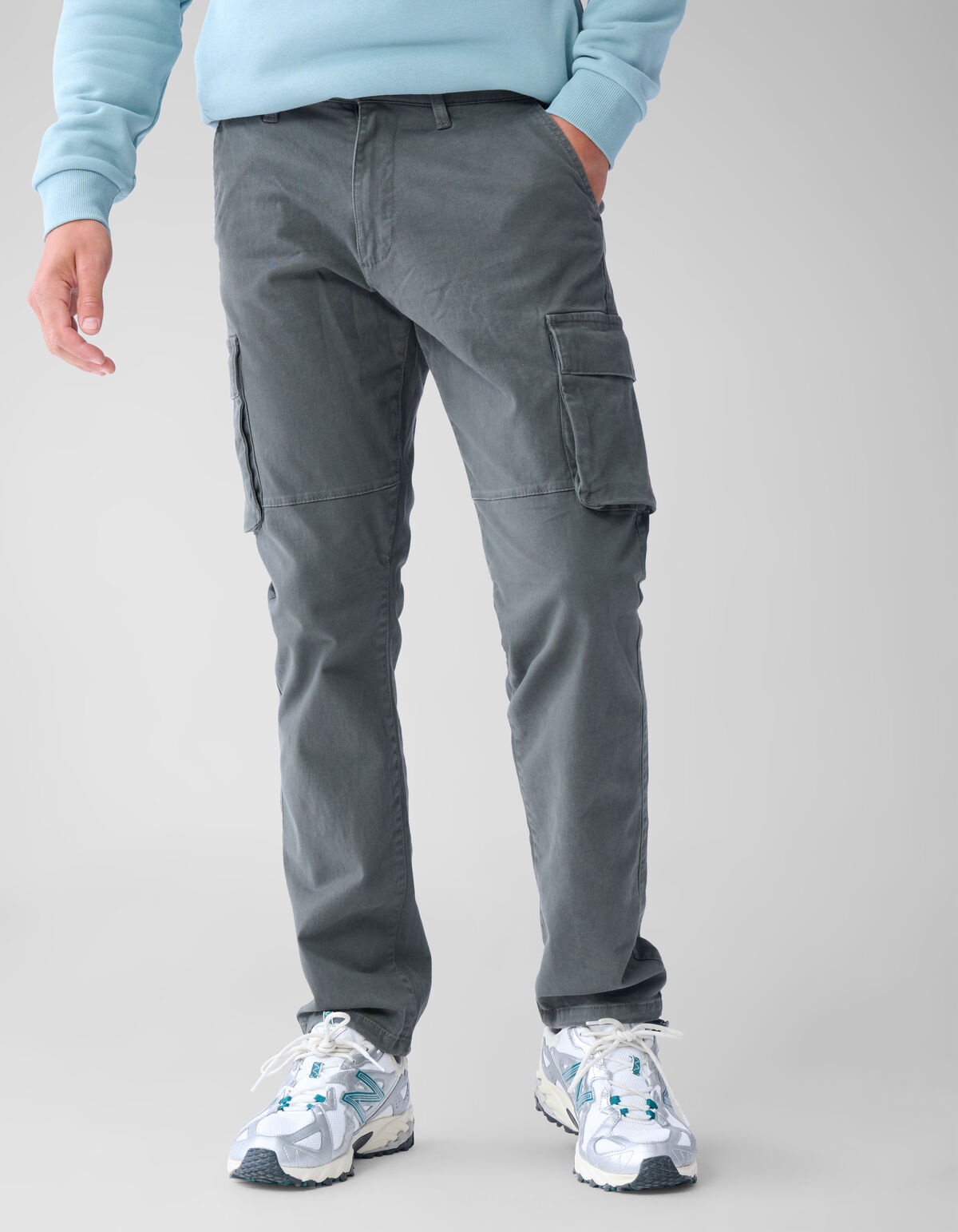 Cargo Broek Donkergrijs SHOEBY MEN