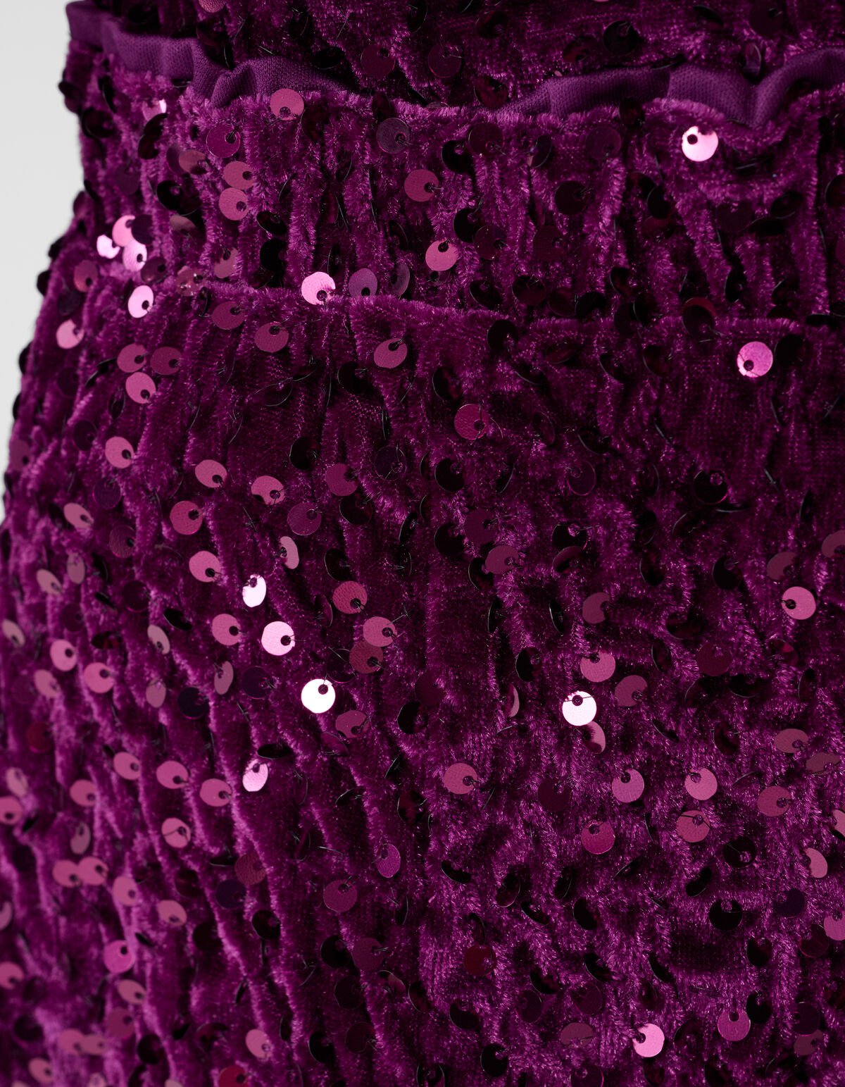 Sequin Mini Rok Donkerroze SHOEBY GIRLS