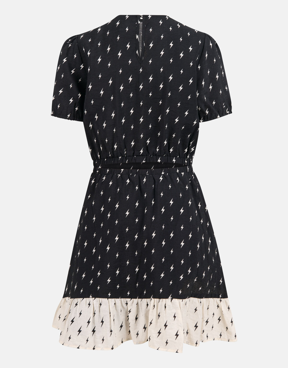 Printed Jurk Zwart SHOEBY GIRLS