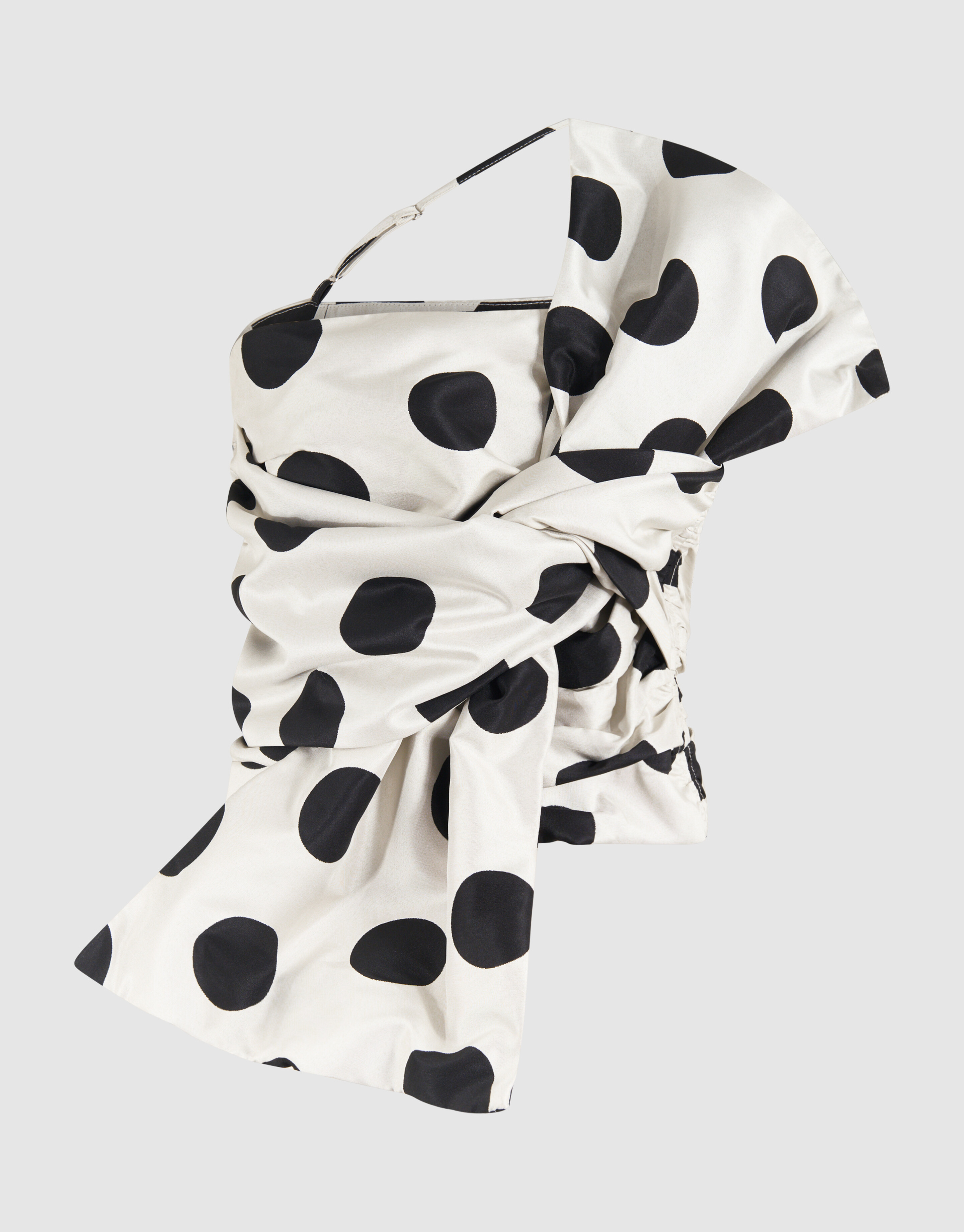 Strik Top Zwart/Wit By Monica SHOEBY WOMEN