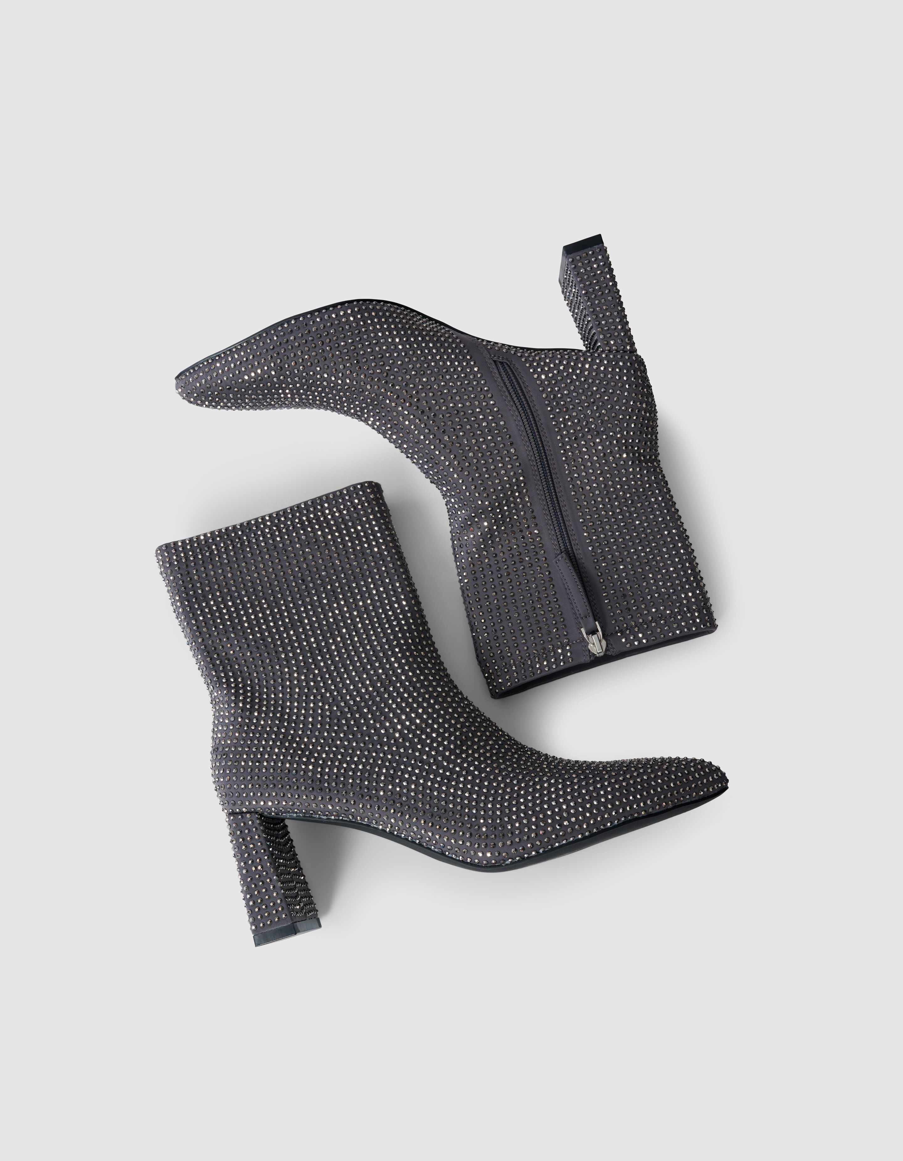 Strass Laarzen Grijs SHOEBY SHOES