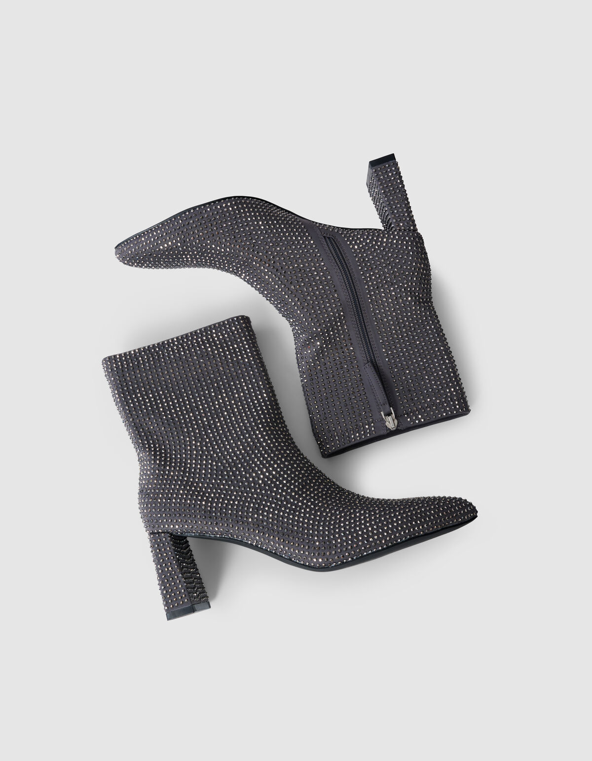 Strass Laarzen Grijs SHOEBY SHOES
