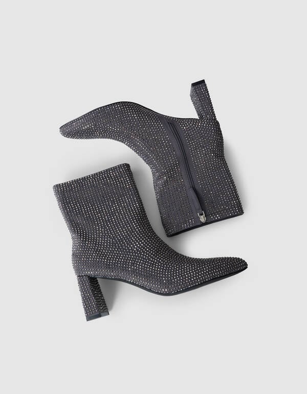 Strass Laarzen Grijs SHOEBY SHOES