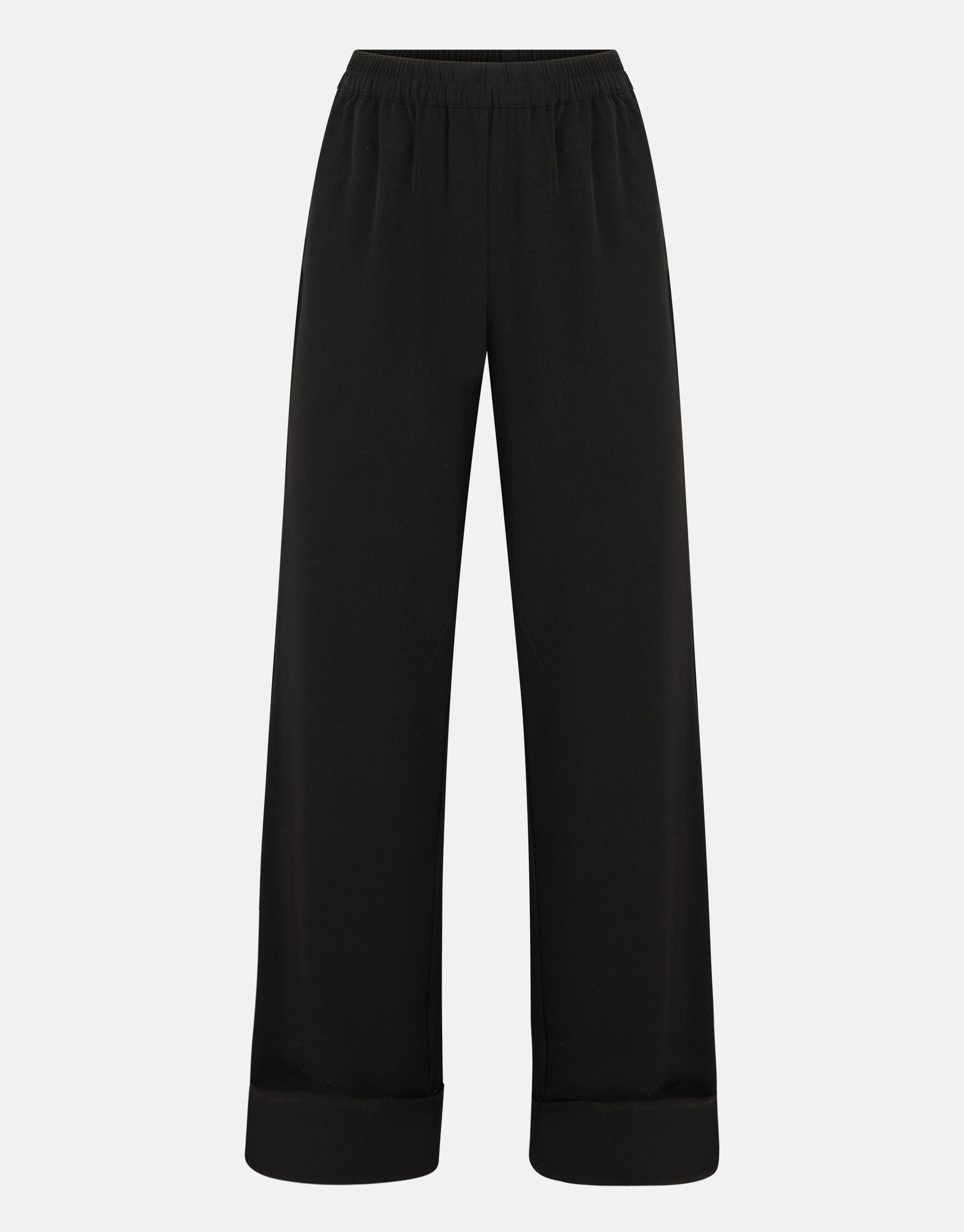 Omslag Wide Leg Broek Zwart SHOEBY WOMEN