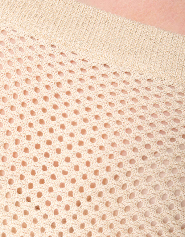 Glitter Ajour Trui Zand SHOEBY WOMEN