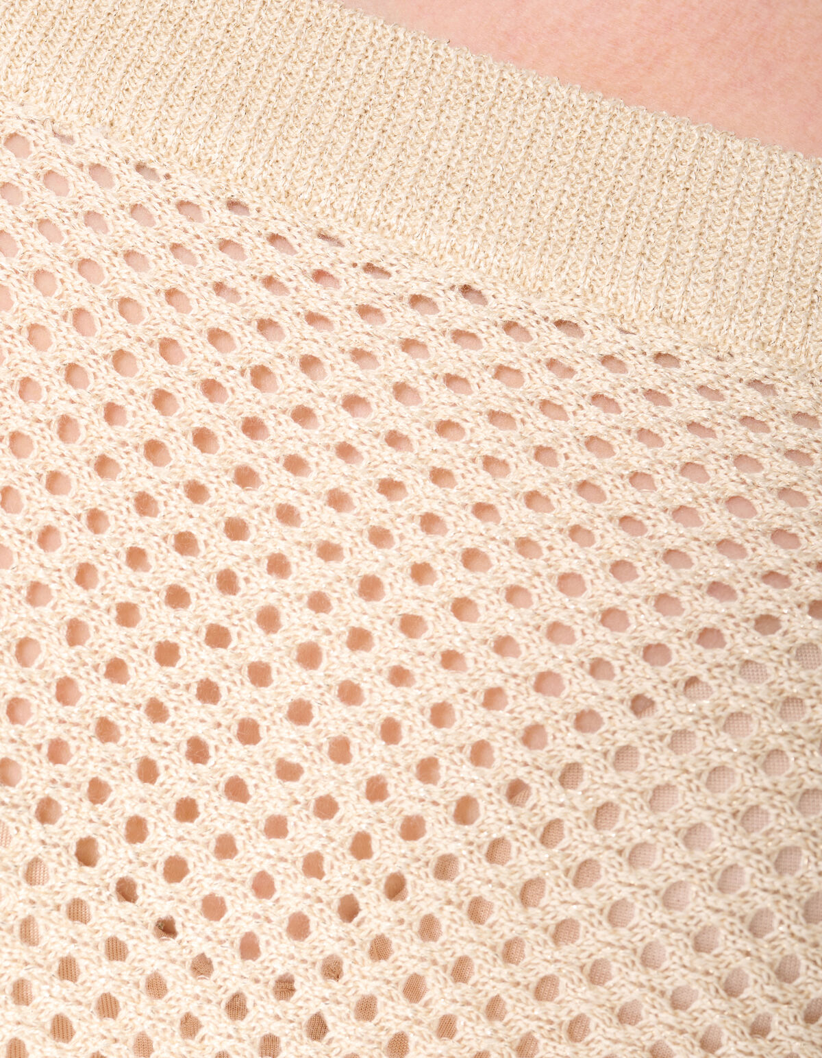 Glitter Ajour Trui Zand SHOEBY WOMEN