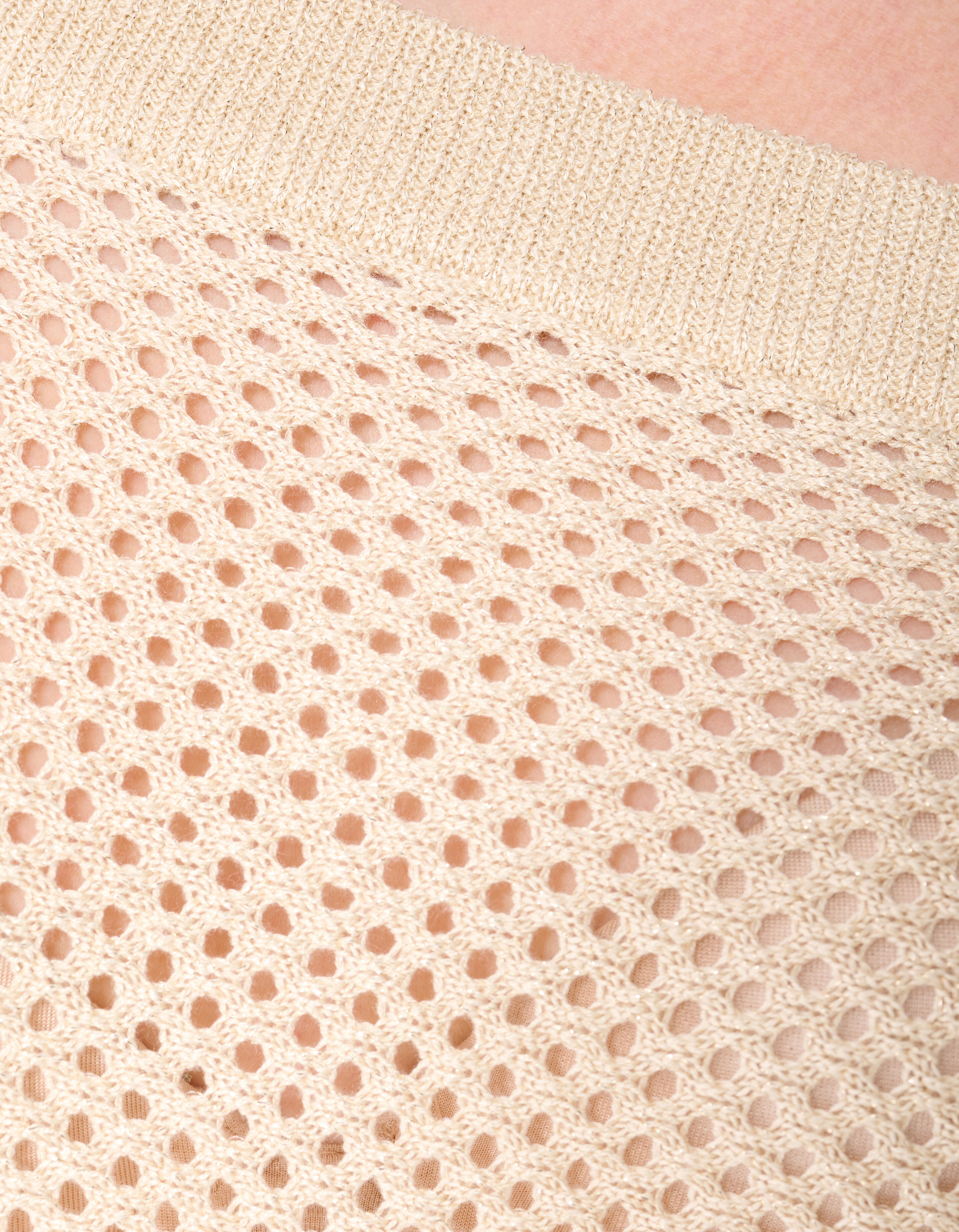 Glitter Ajour Trui Zand SHOEBY WOMEN