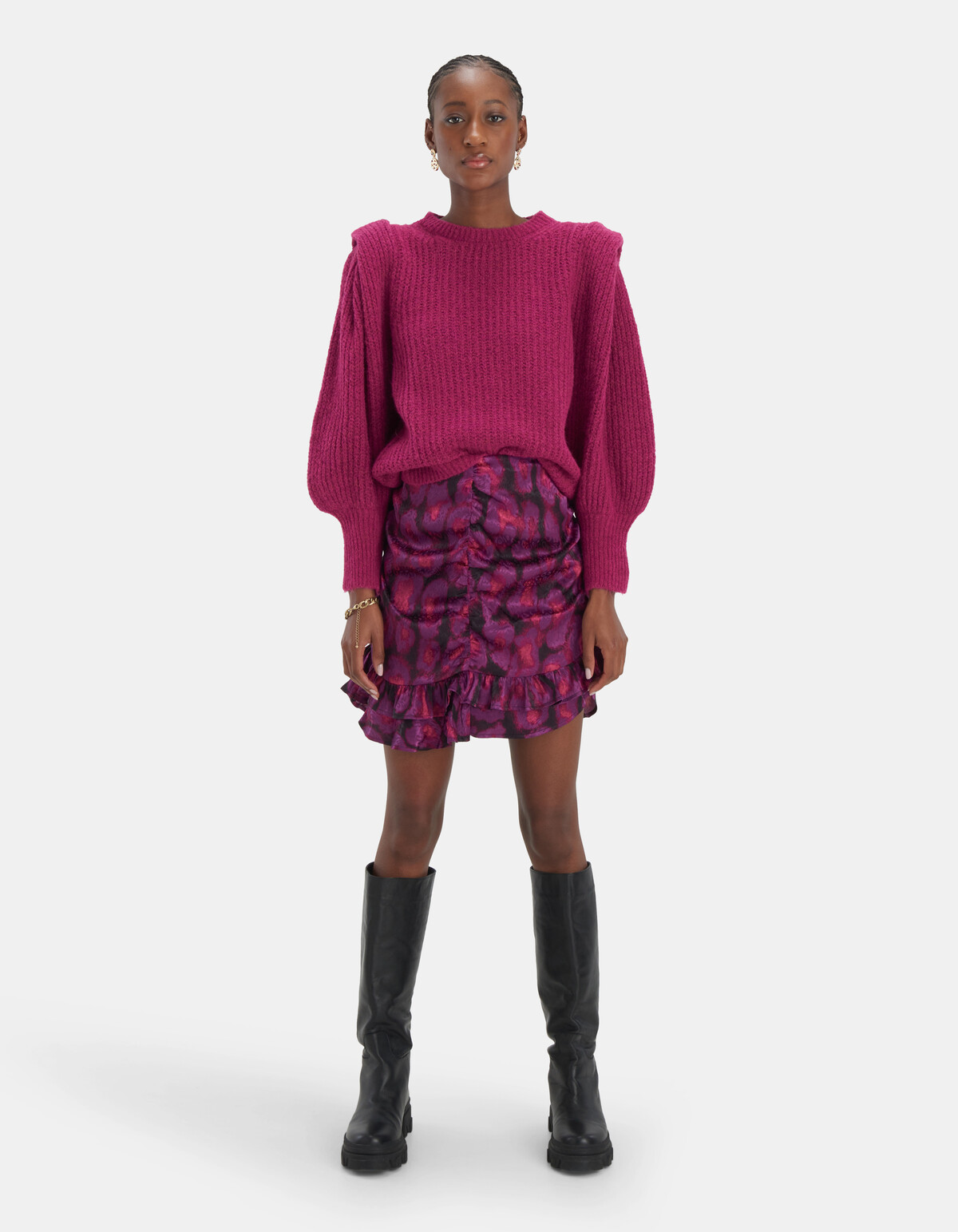 Shoulder Knit Pullover EKSEPT