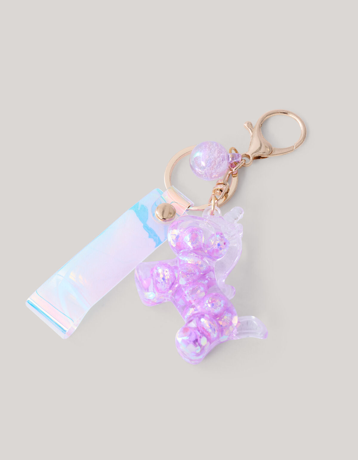 Unicorn Sleutelhanger Paars SHOEBY ACCESSOIRES