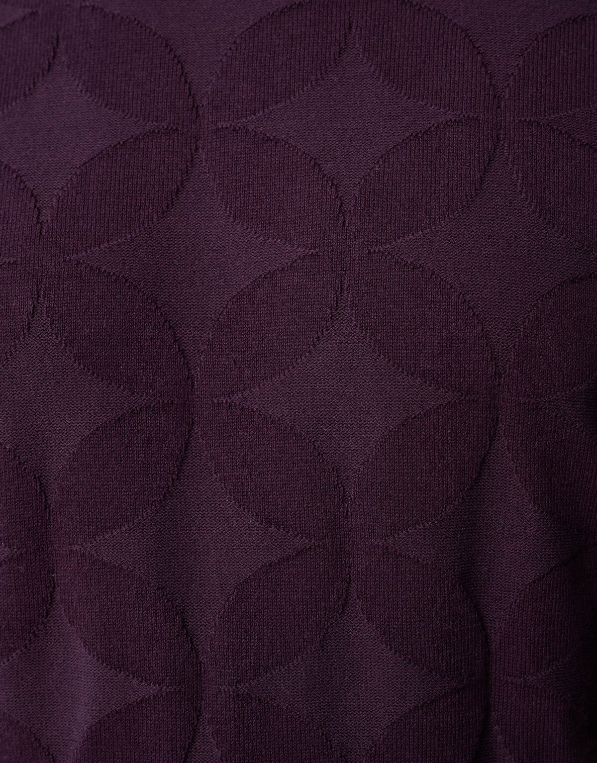 Sparkle Gebreide Trui Donkerrood SHOEBY MEN