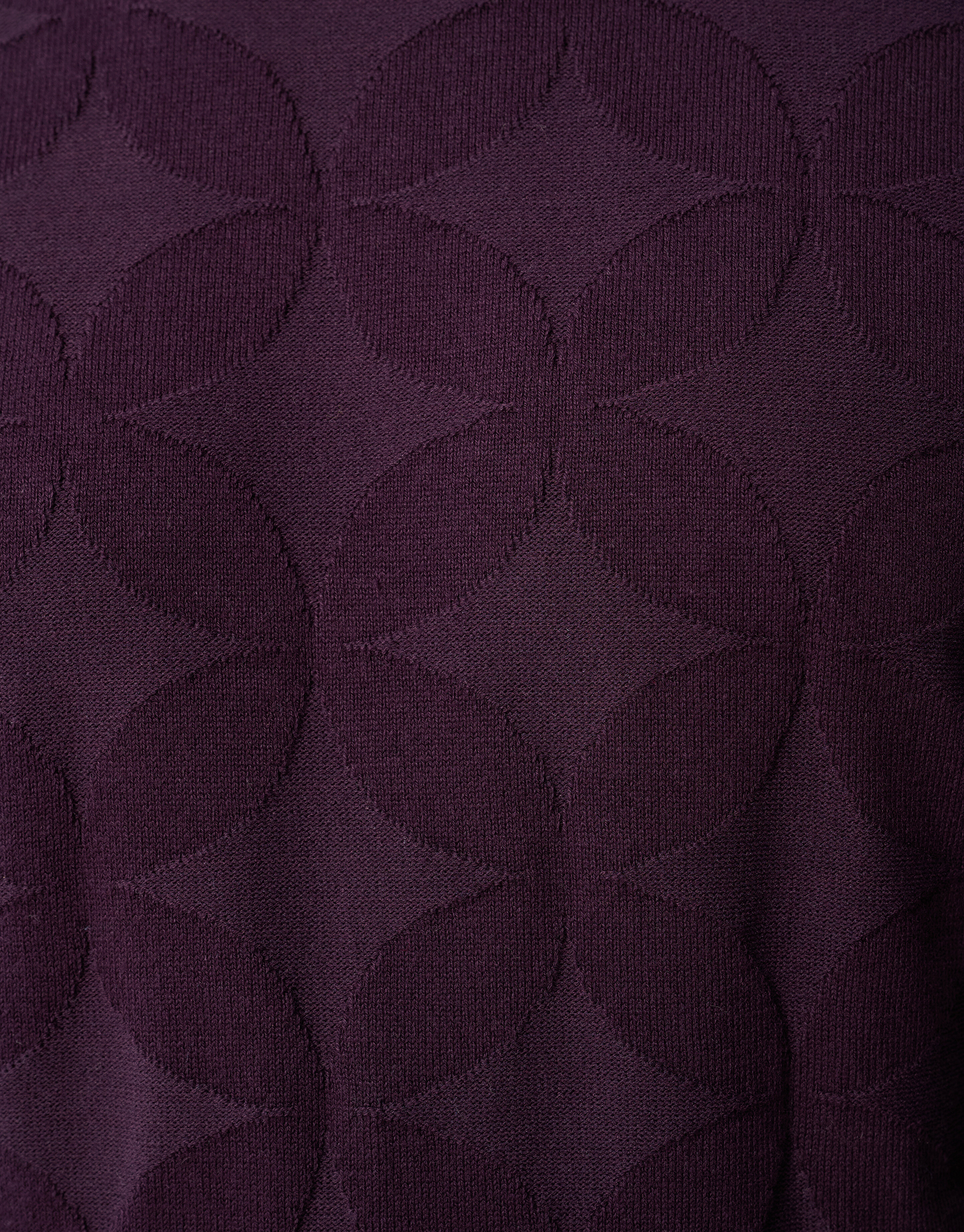 Sparkle Gebreide Trui Donkerrood SHOEBY MEN