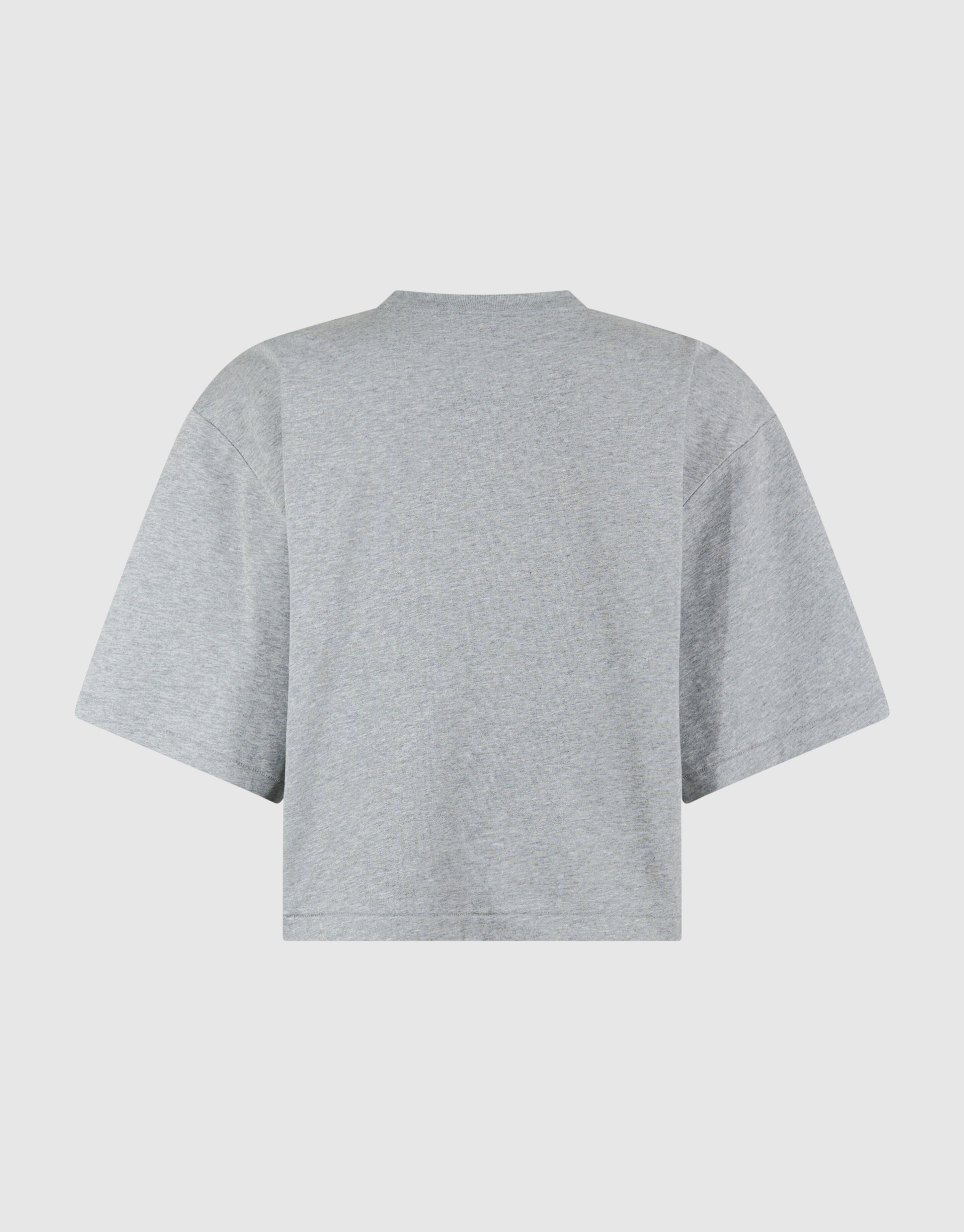 Cropped Boxy Fit T-shirt Lichtgrijs SHOEBY WOMEN