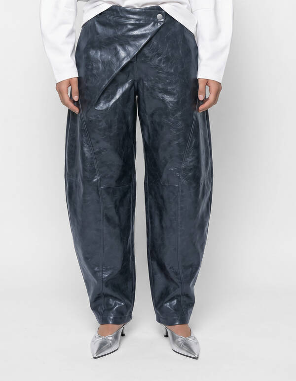 Asymmetric Barrel Fit Broek Donkergrijs SHOEBY WOMEN